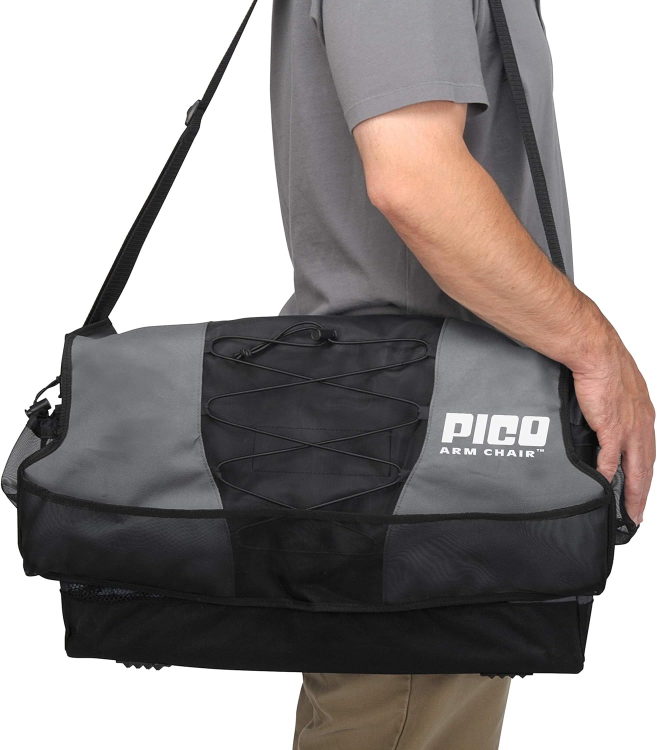 Outdoor Arm Chair, Folding Director's Chair with Carry Bag
