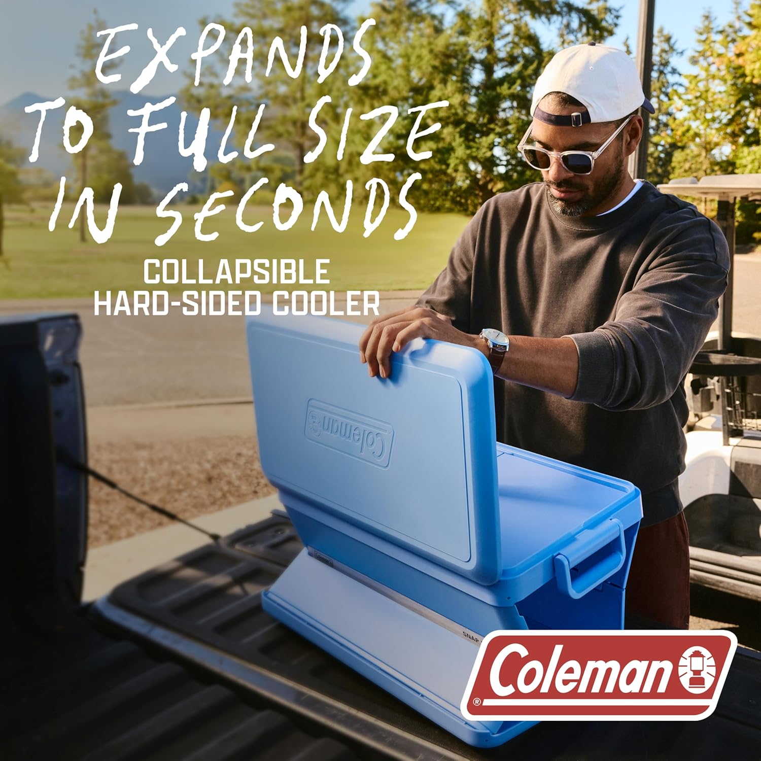 Snap 'N Go 55QT Collapsible Cooler