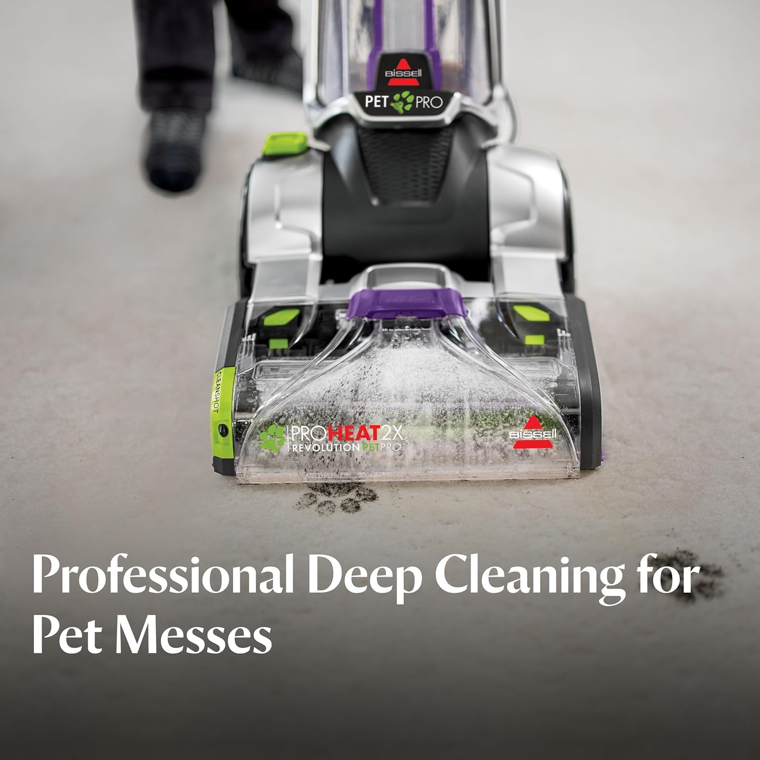 Upright Deep Cleaner, 30-minute Dry Time, Dual Dirt Lifter Powerbrush, Hose & Tool Attachment, Pet Upholstery and Tough Stain Tool Includ