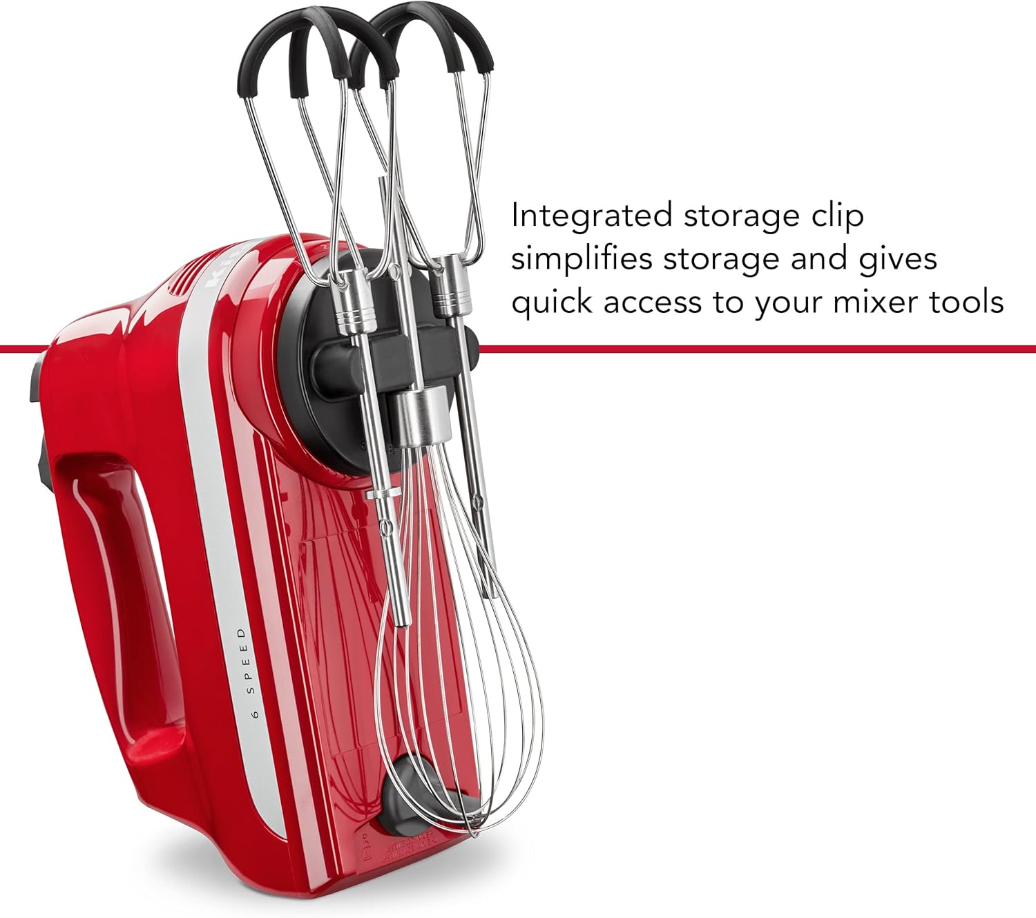 6-Speed Hand Mixer with Flex Edge Beaters  KHM6118