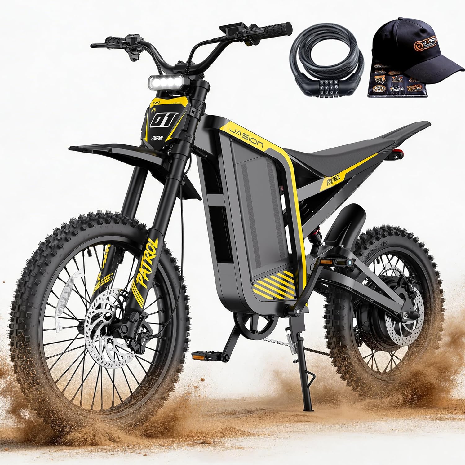 Electric Dirt Bike,4000W 40MPH E Bikes for Adults Electric
