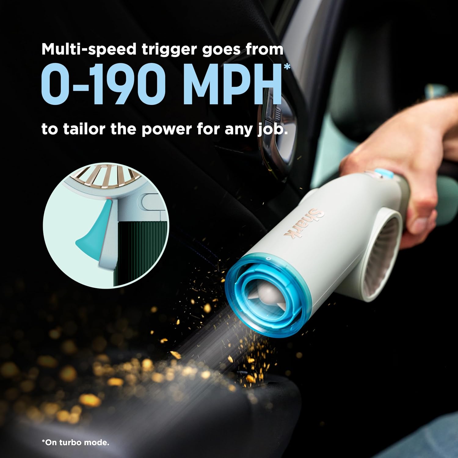 All-in-One Air Blasting System With BlastBroom, Precision Nozzle, Extension Wand