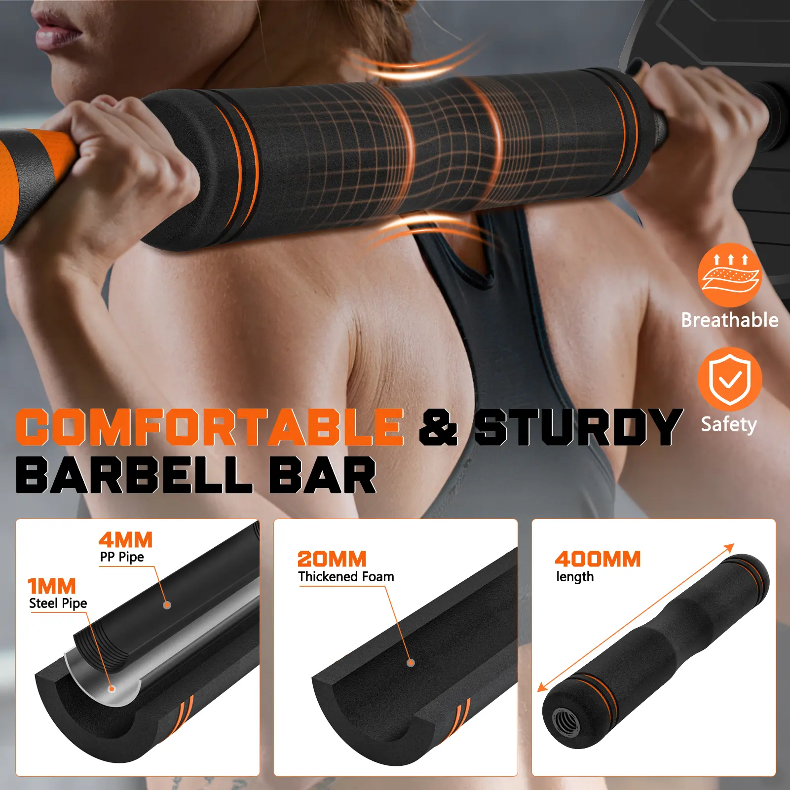 44lb/66lb/88lb 4-in-1 Adjustable Dumbbells Set Free Weight Set with Connector Used as Barbell, Kettlebells, Push up Stand, Fitness Exercises