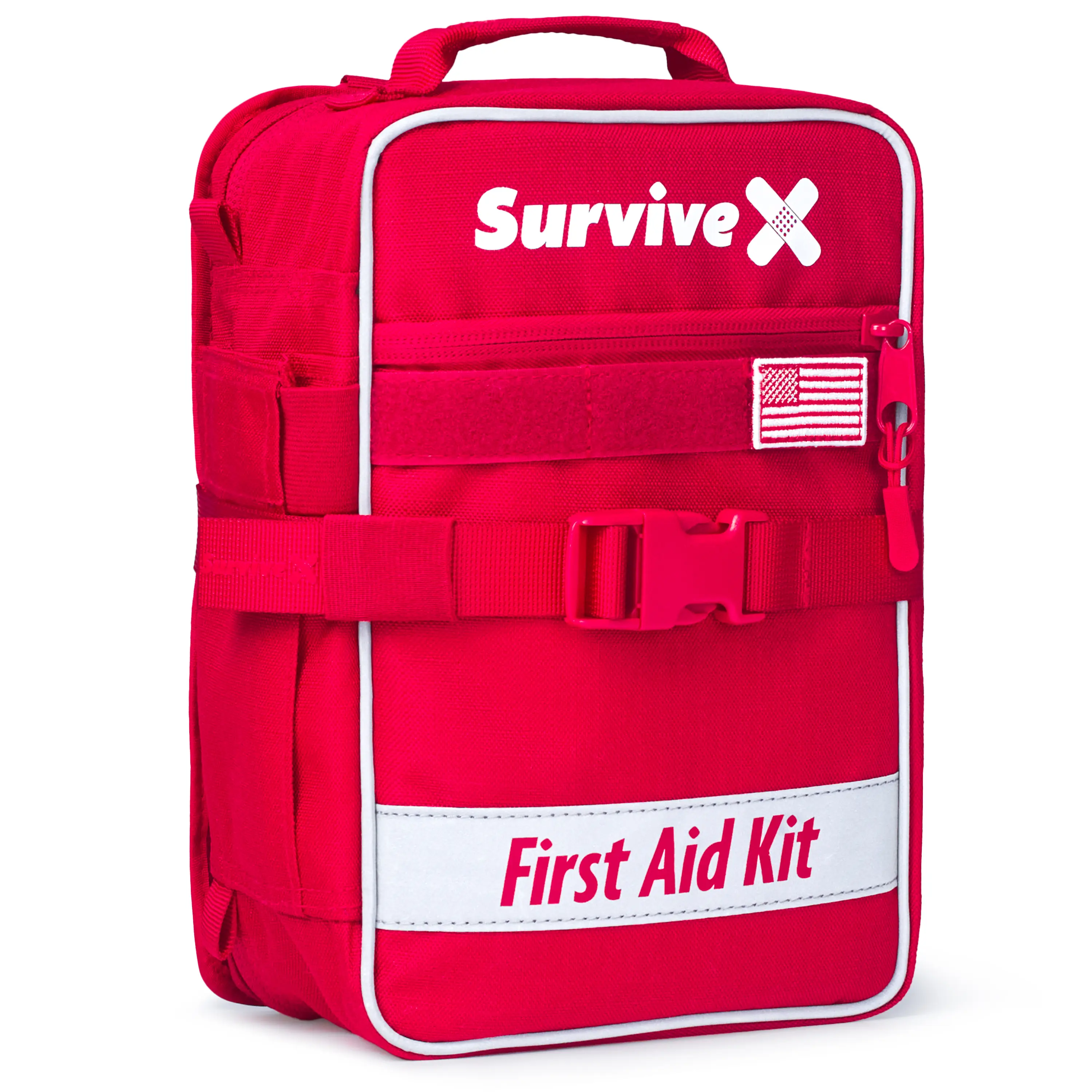 Large Comprehensive First Aid Kit Ideal for Car, Travel & Home - Emergency Kit for Hiking, Camping, Backpacking and Outdoors