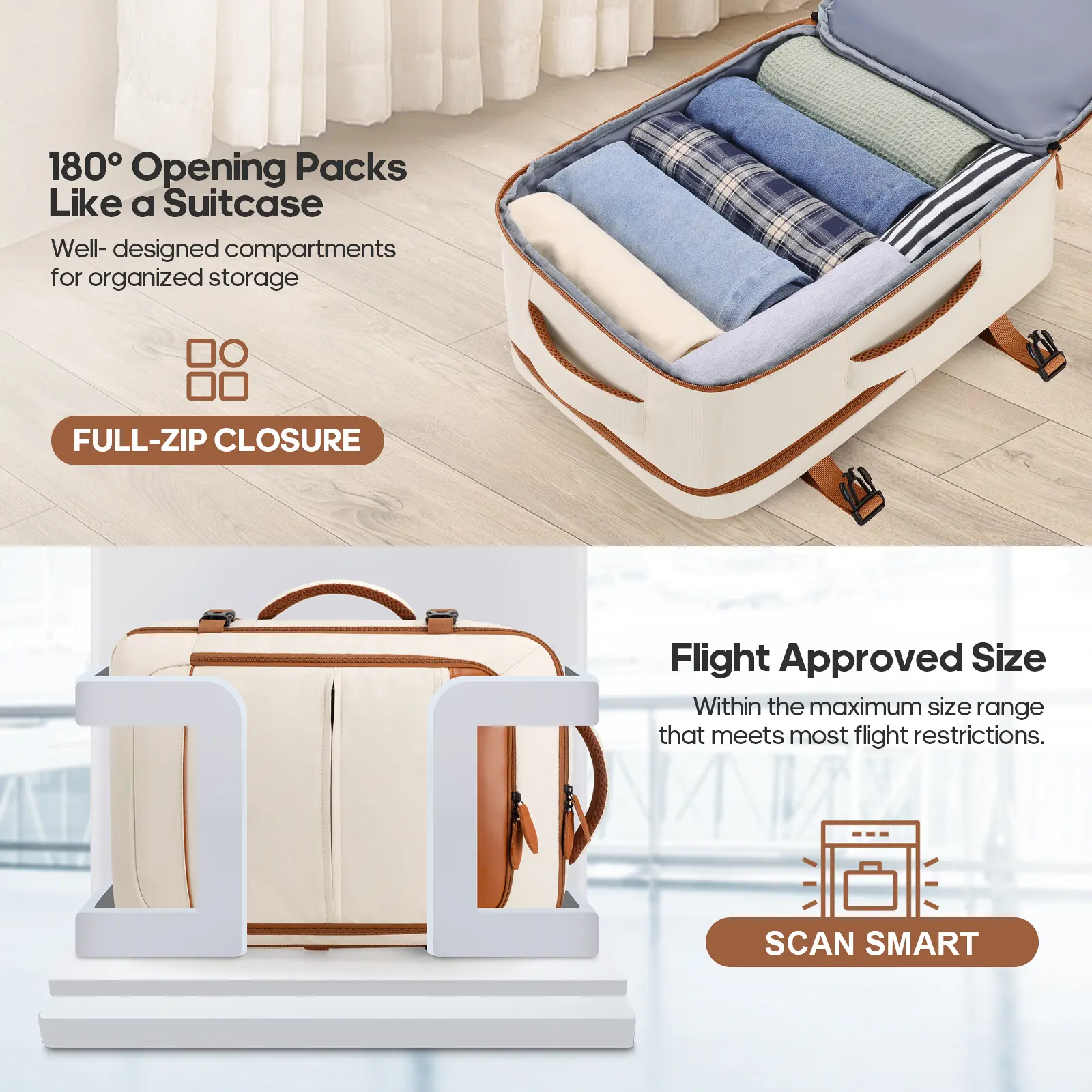 Piece Lightweight Durable Hardside Luggage Set - 20/24/28-Inch Spinner Suitcases with TSA Lock, YKK Zipper Carry-On, Travel Backpack, 3 Packing Cubes for Summer Travel, Outdoor Fun, Lightweight Durable Luggage