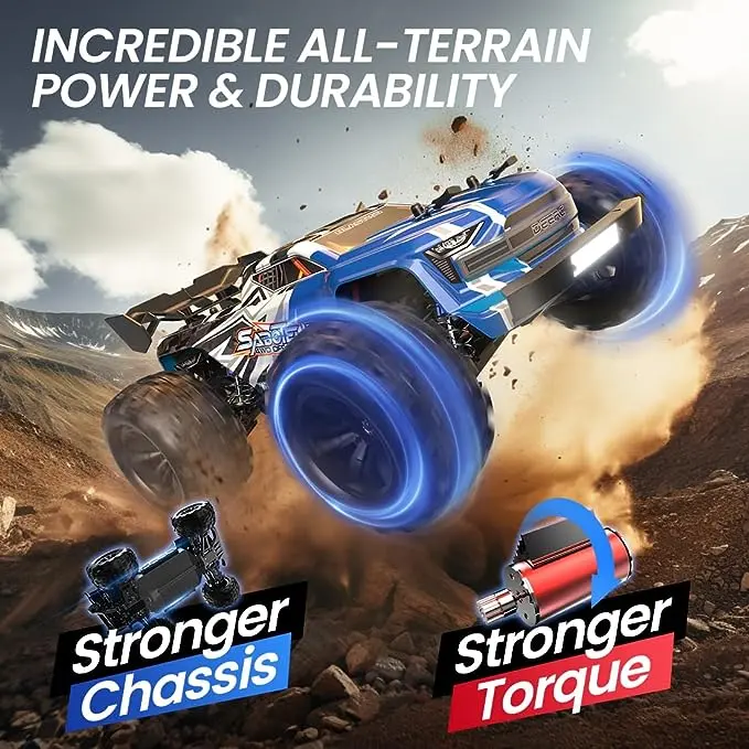H16E Brushless Extreme High Speed RC Truck, Max 70kph
