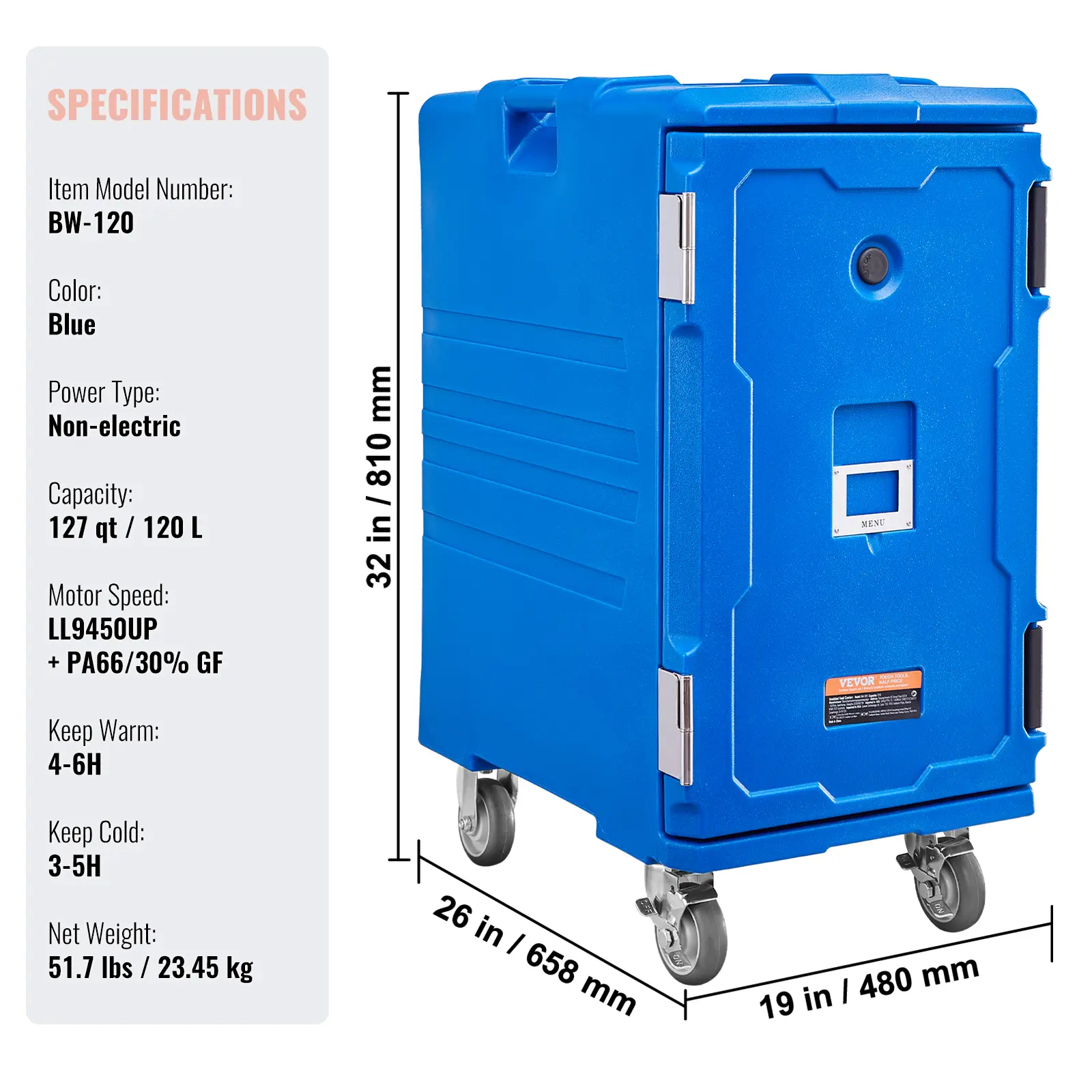 Insulated Food Pan Carrier