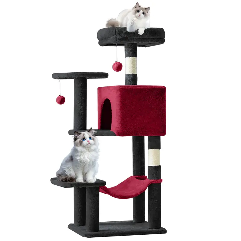Cat Climbing Shelf, Post Cascading Cat Climbing Shelf