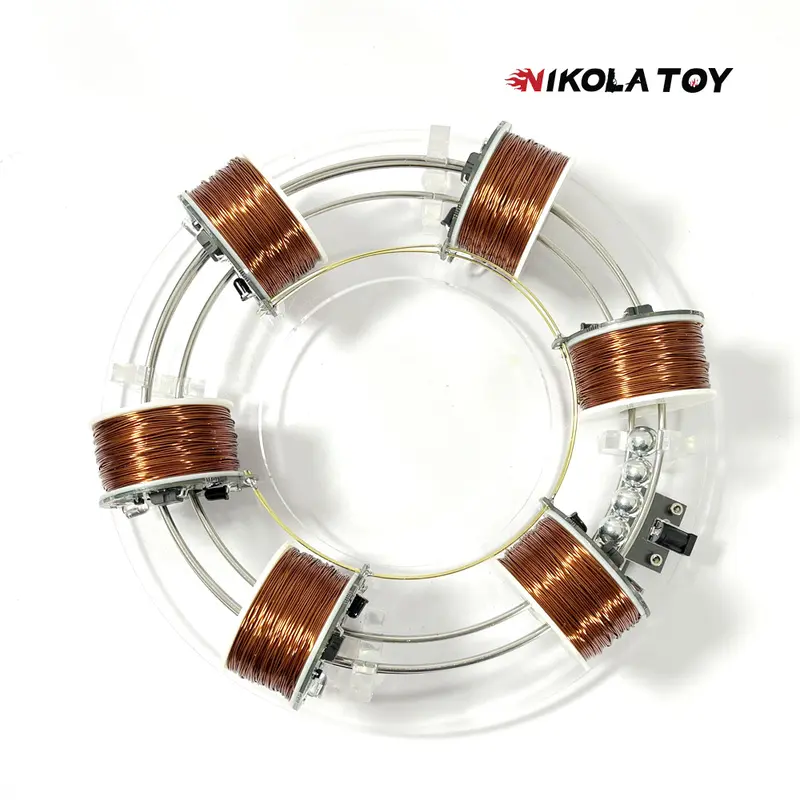 High tech electromagnetic coil accelerator(6-coil high-performance version)