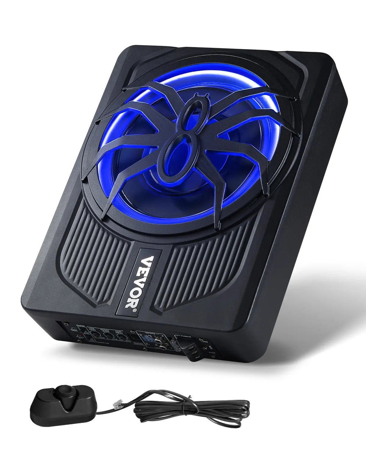 10" 440W Underseat Car Subwoofer with Remote Control