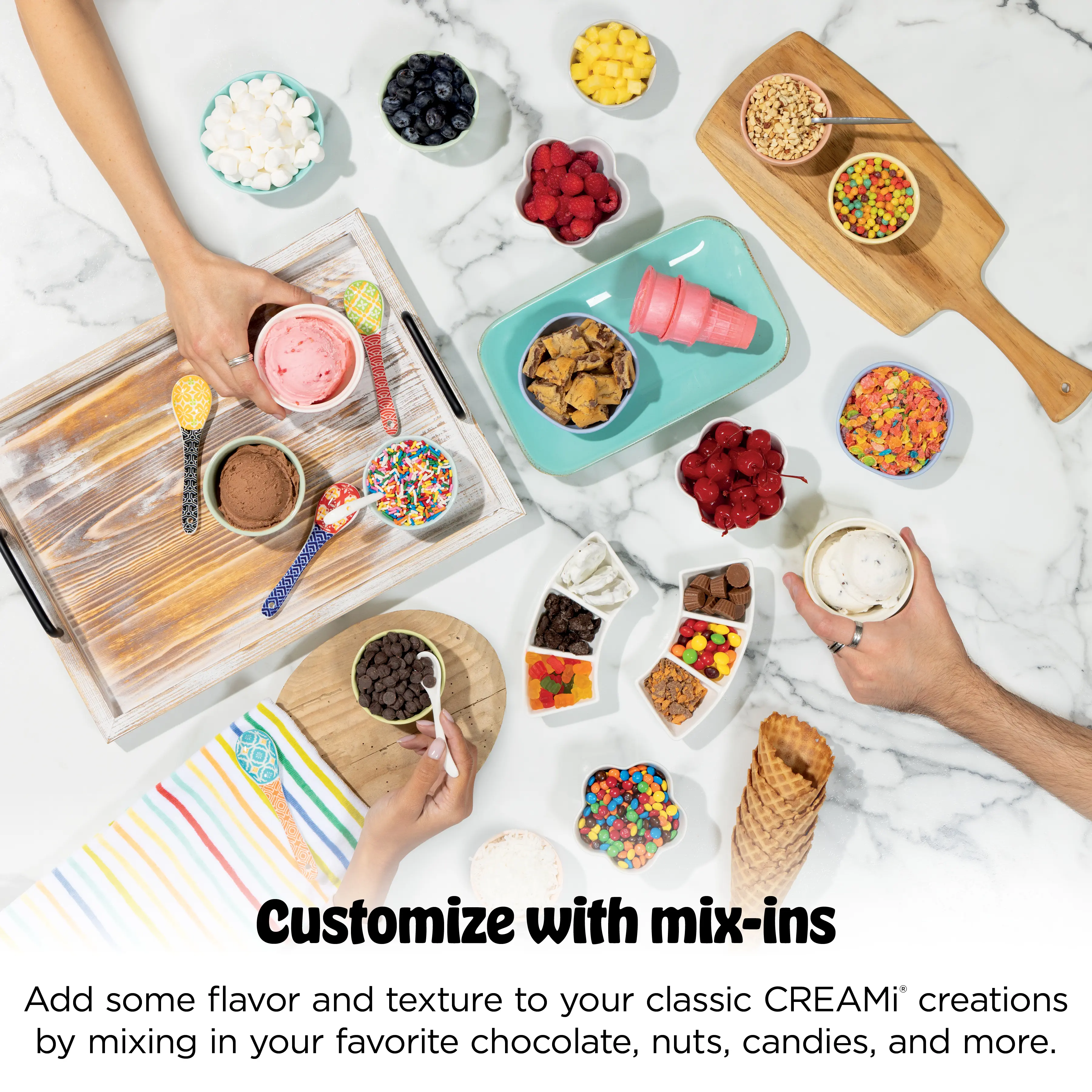 Soft Serve Ice Cream Machine – Make Homemade Ice Cream, Frozen Yogurt, Sorbet & Swirled Treats with Ease