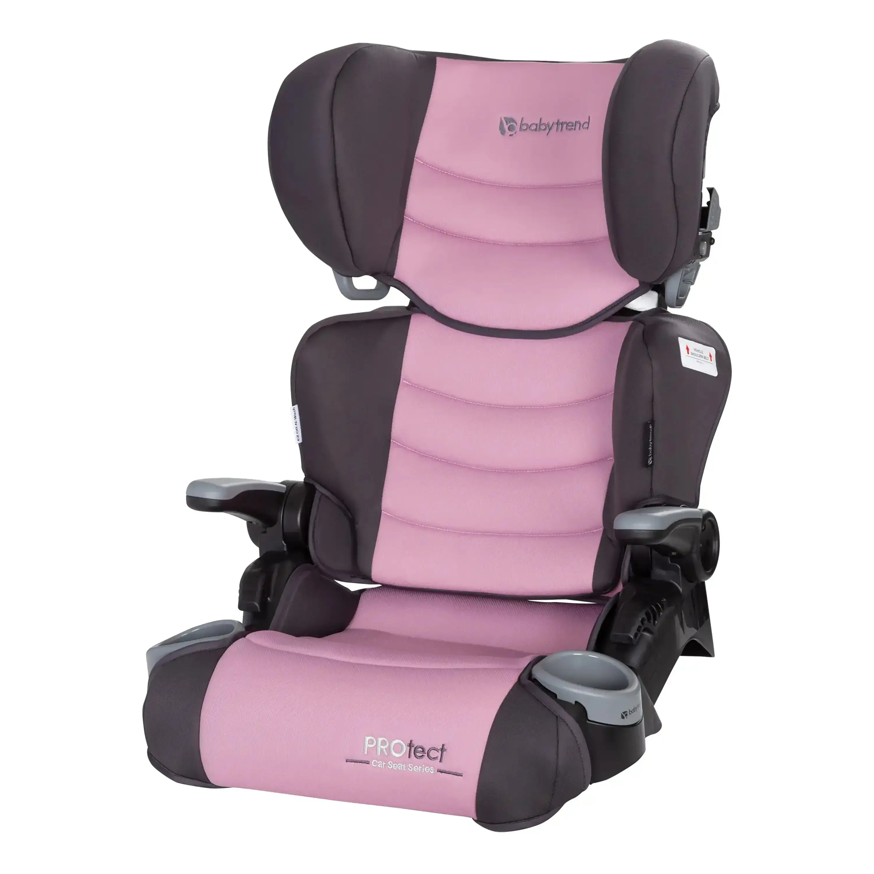 2-in-1 Lightweight Folding Booster Car Seat w/ Side Impact Protection & Comfortable Arm Rests