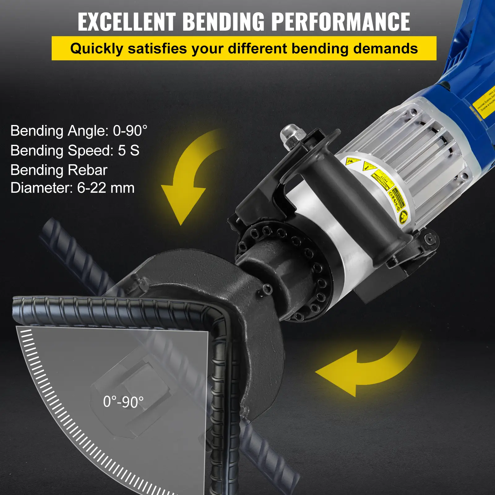 Electric Hydraulic Rebar Bender