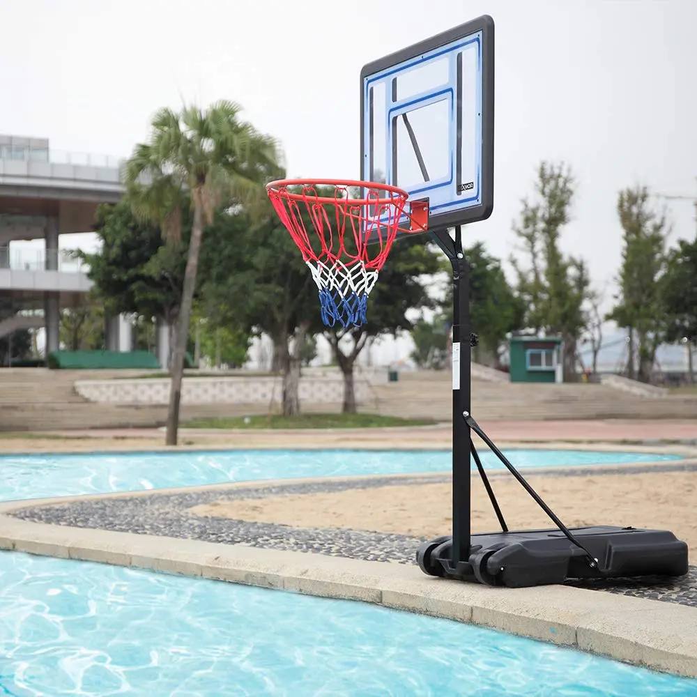 Poolside Basketball & Volleyball Set – Portable Pool Sports Game with Upgraded Backboard for Indoor & Outdoor Pools