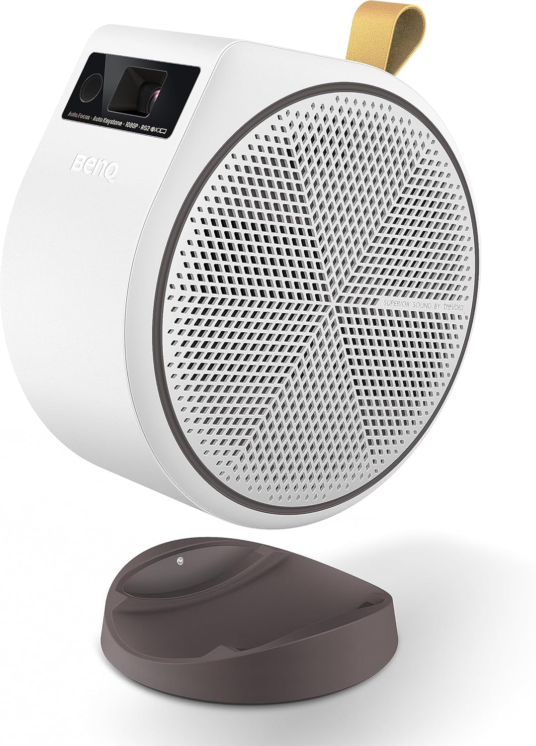 1080p LED Portable Ceiling Projector | Rotating Angle Projection | 16W 270˚ Bass Wireless Speaker | Android TV with Netflix | Chromecast & AirPlay | Autofocus & 1D Keystone | HDMI | USB-C