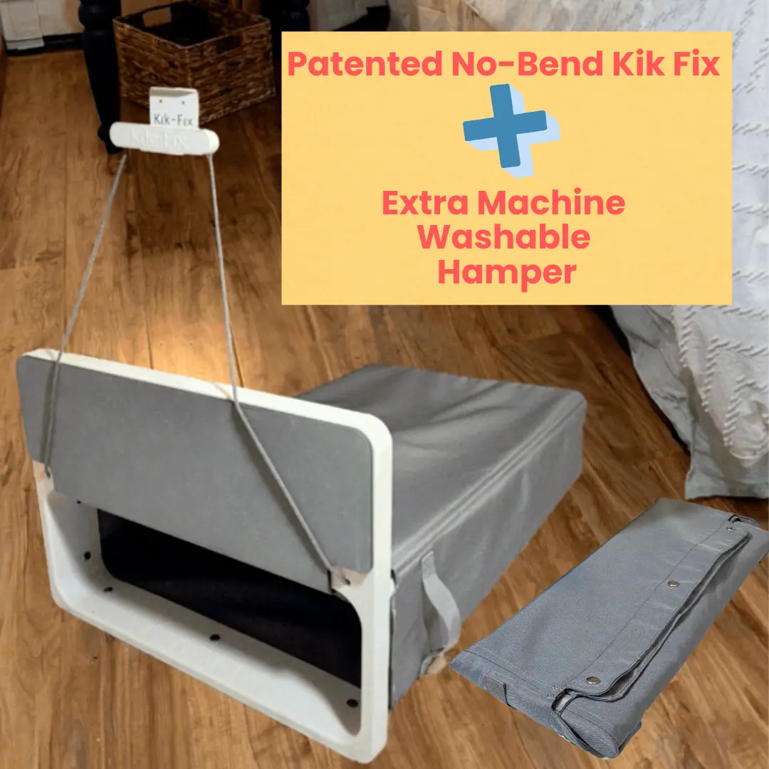 Patented No-Bend + Bonus Washable Liner
