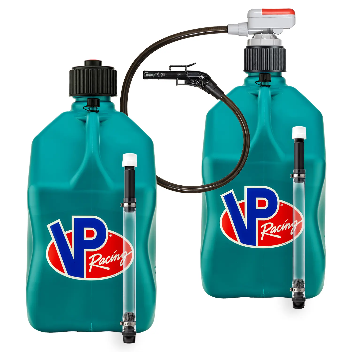 2 PACK 5.5 Gallon Plastic Utility Jug – Heavy-Duty, Leak-Proof with Quick-Flow Spout for Automotive & Motorsport Use