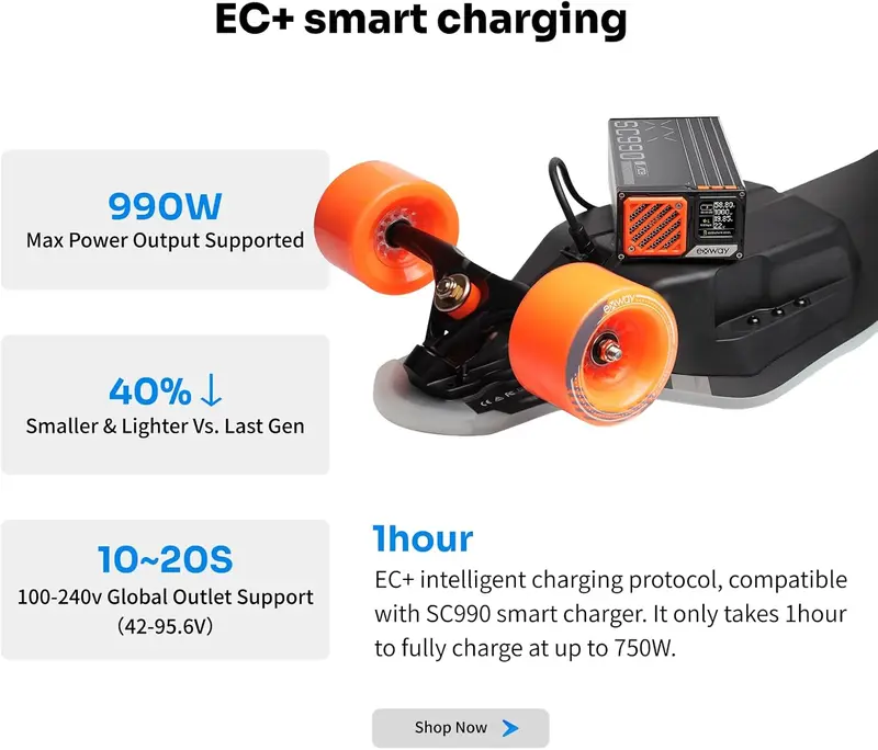 V3 Electric Skateboards with Rexus Remote, Top Speed of 28 Mph, 60KM Range,440 LBS Max Load, Bifrost 3.0 Smart Lighting System