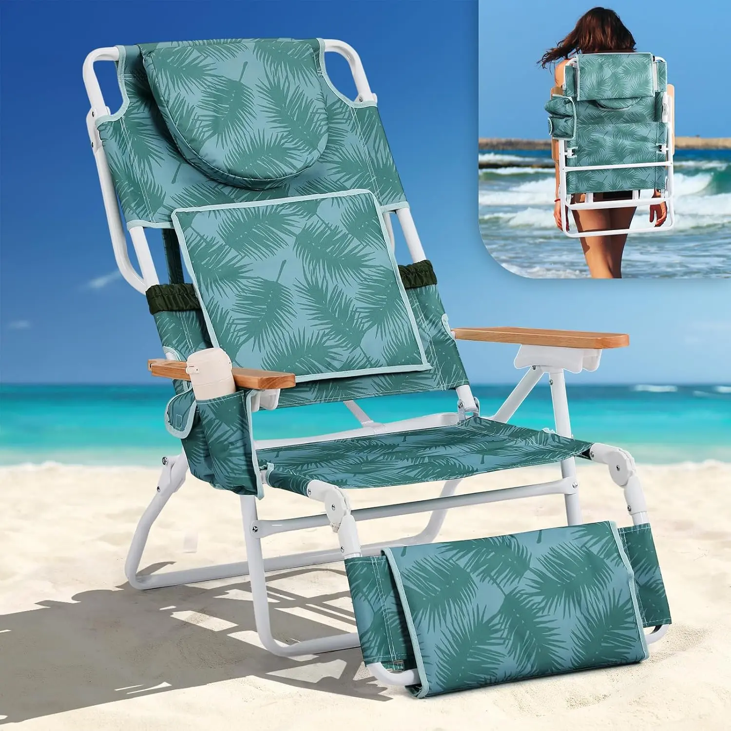 Deluxe 3 in1 Beach Chair