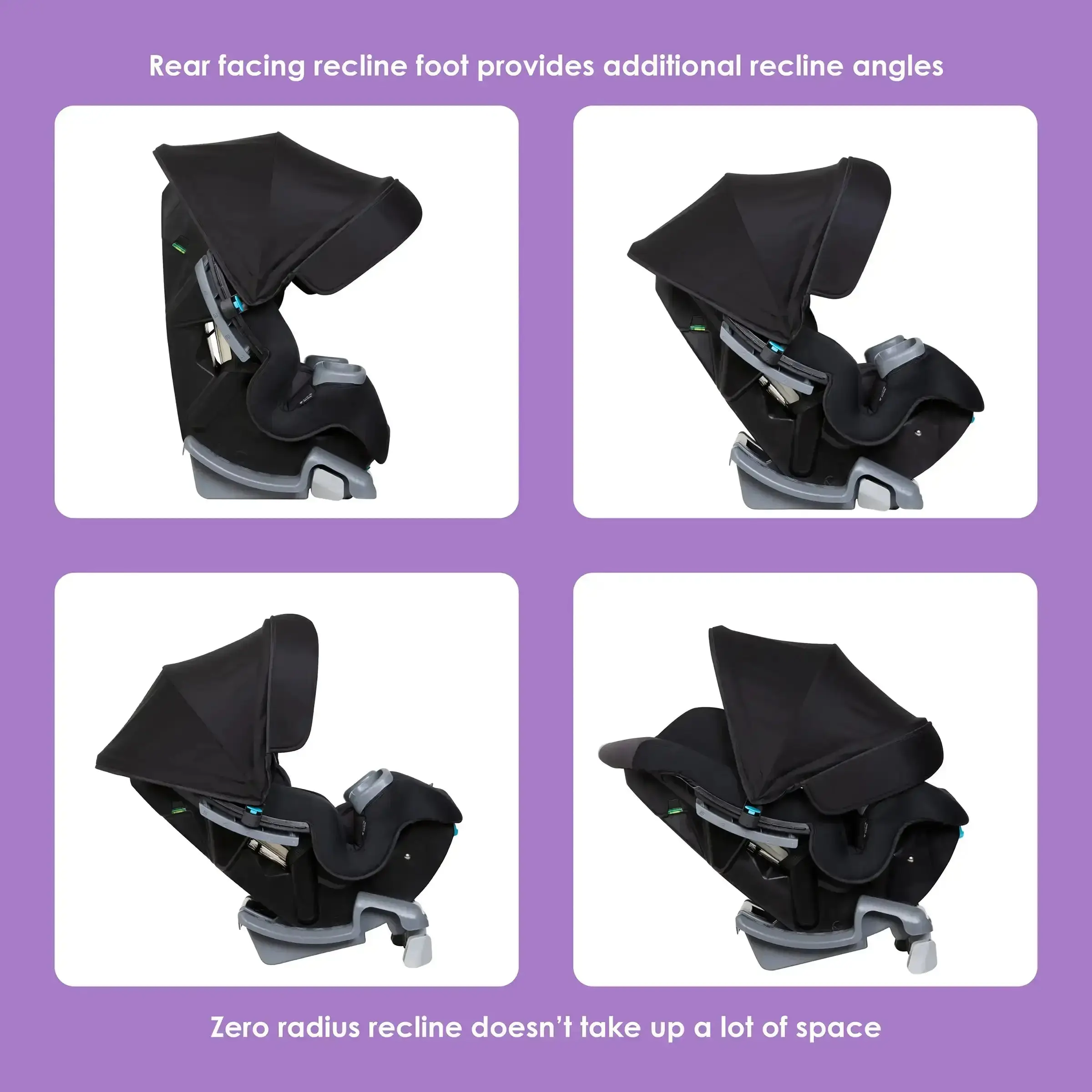 4-in-1 Convertible Car Seat with Canopy
