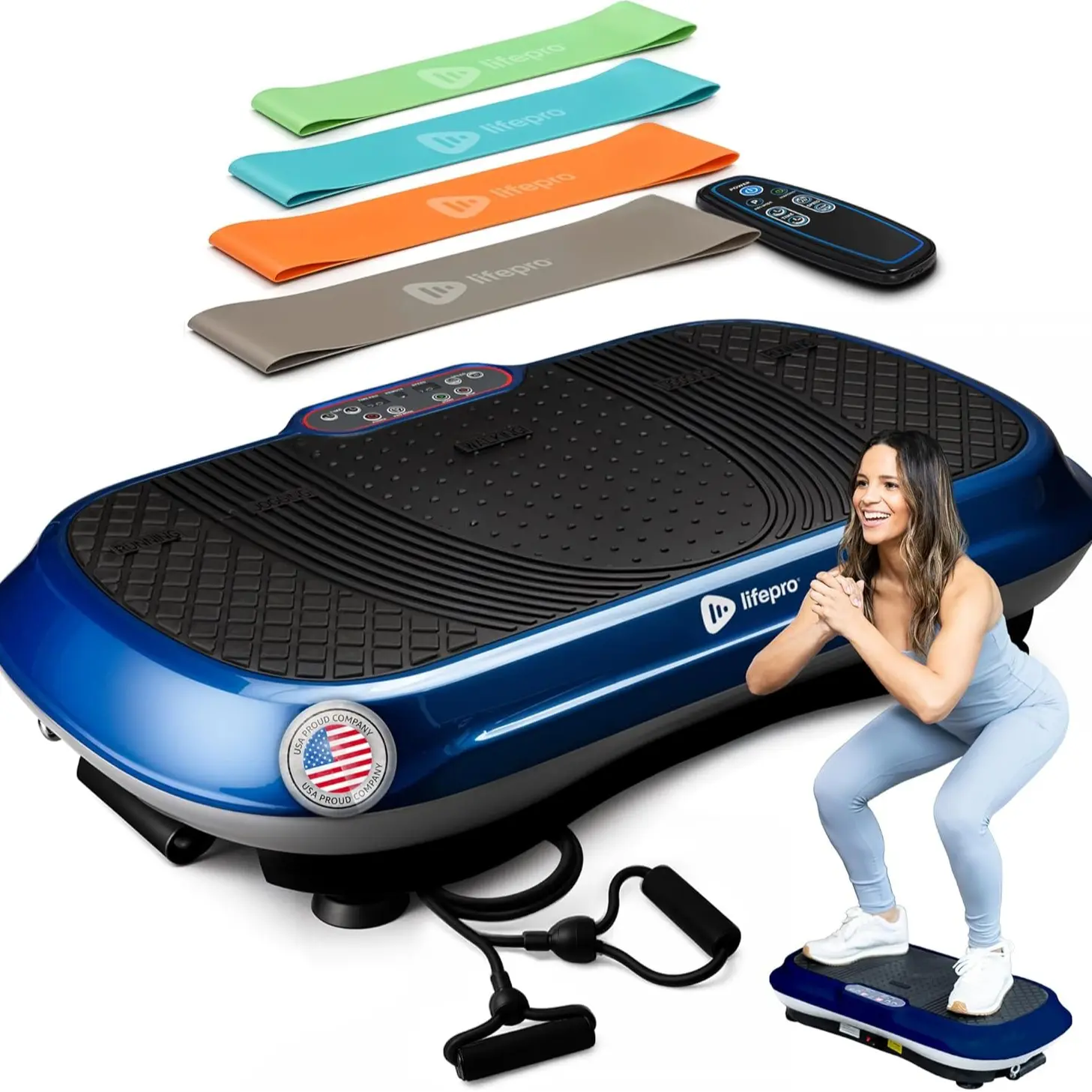 Whole Body Vibration Plate – Full-Body Workout & Recovery Machine, 330 lb Capacity, FSA/HSA Eligible