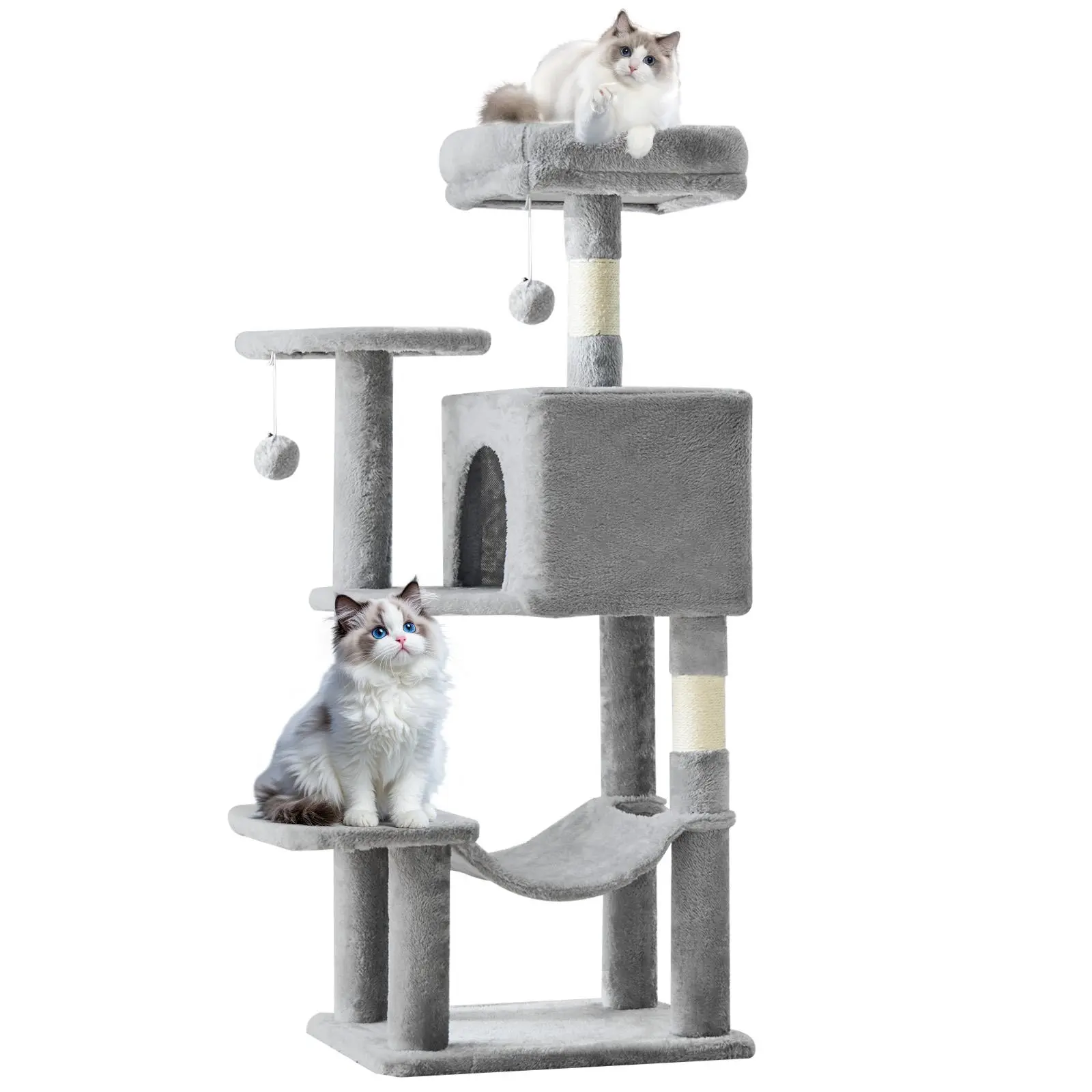 Cat Climbing Shelf, Post Cascading Cat Climbing Shelf