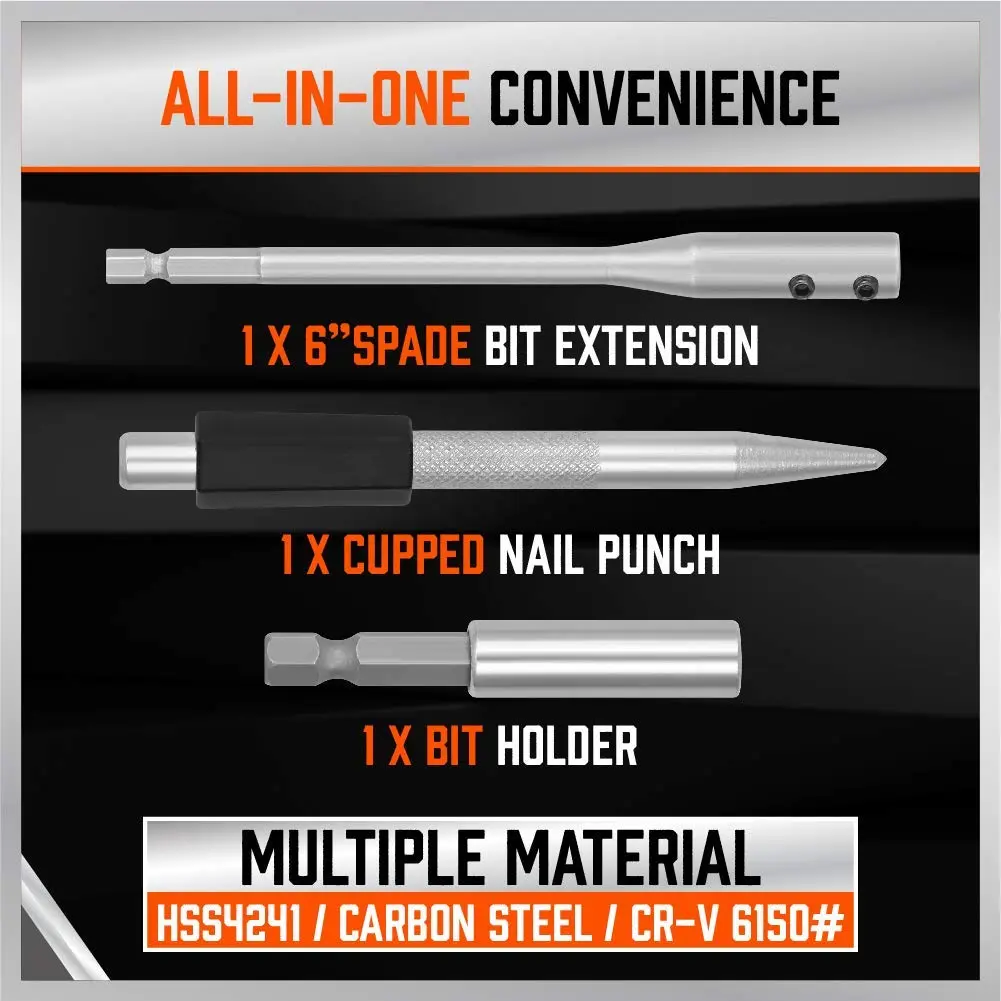 Drill Bit Set - 246 PCS Comprehensive Premium Quality Drill Bits Kit for Wood Metal Cement Drilling & Screw Driving, Full Combo Kit