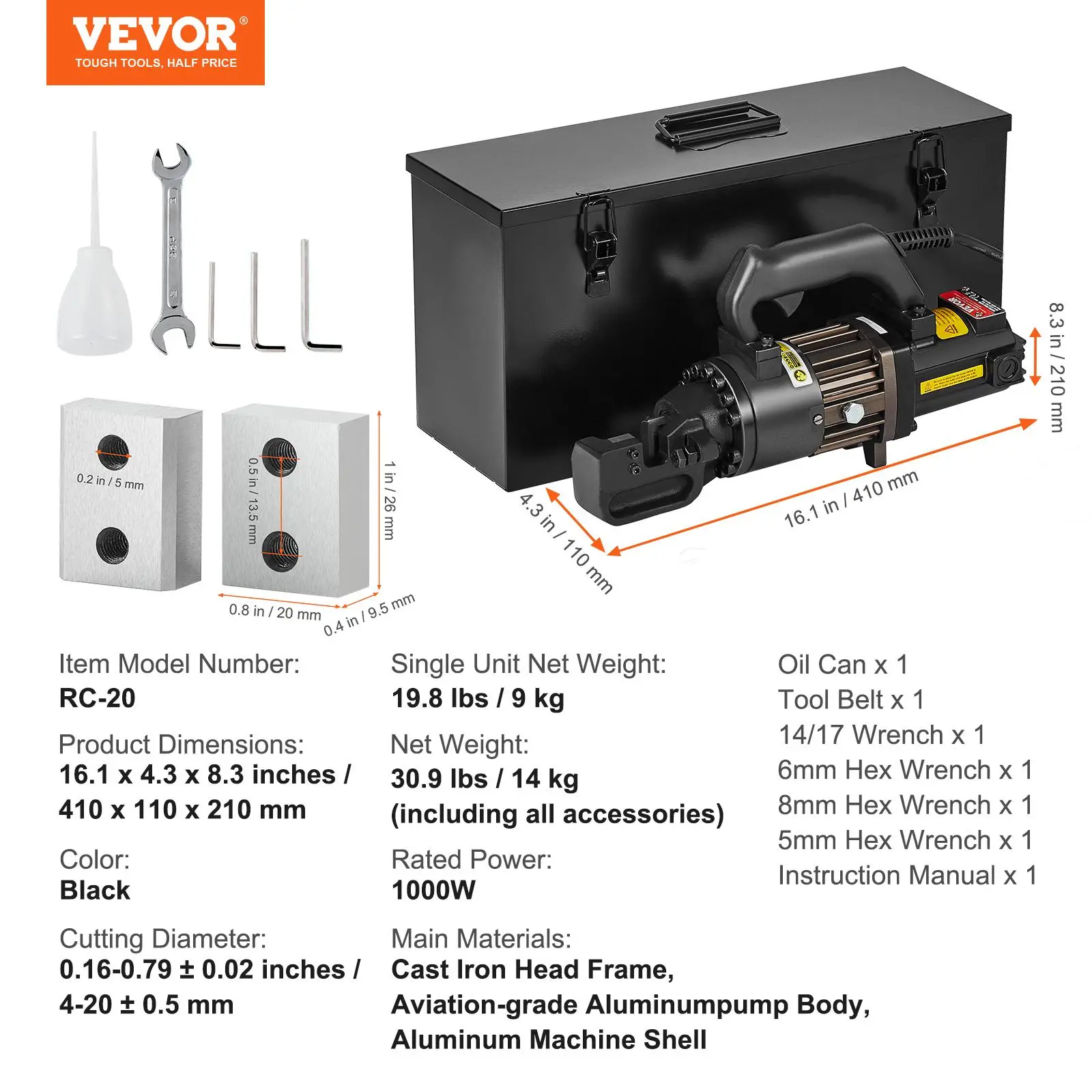 VEVOR Rebar Cutter - View 7