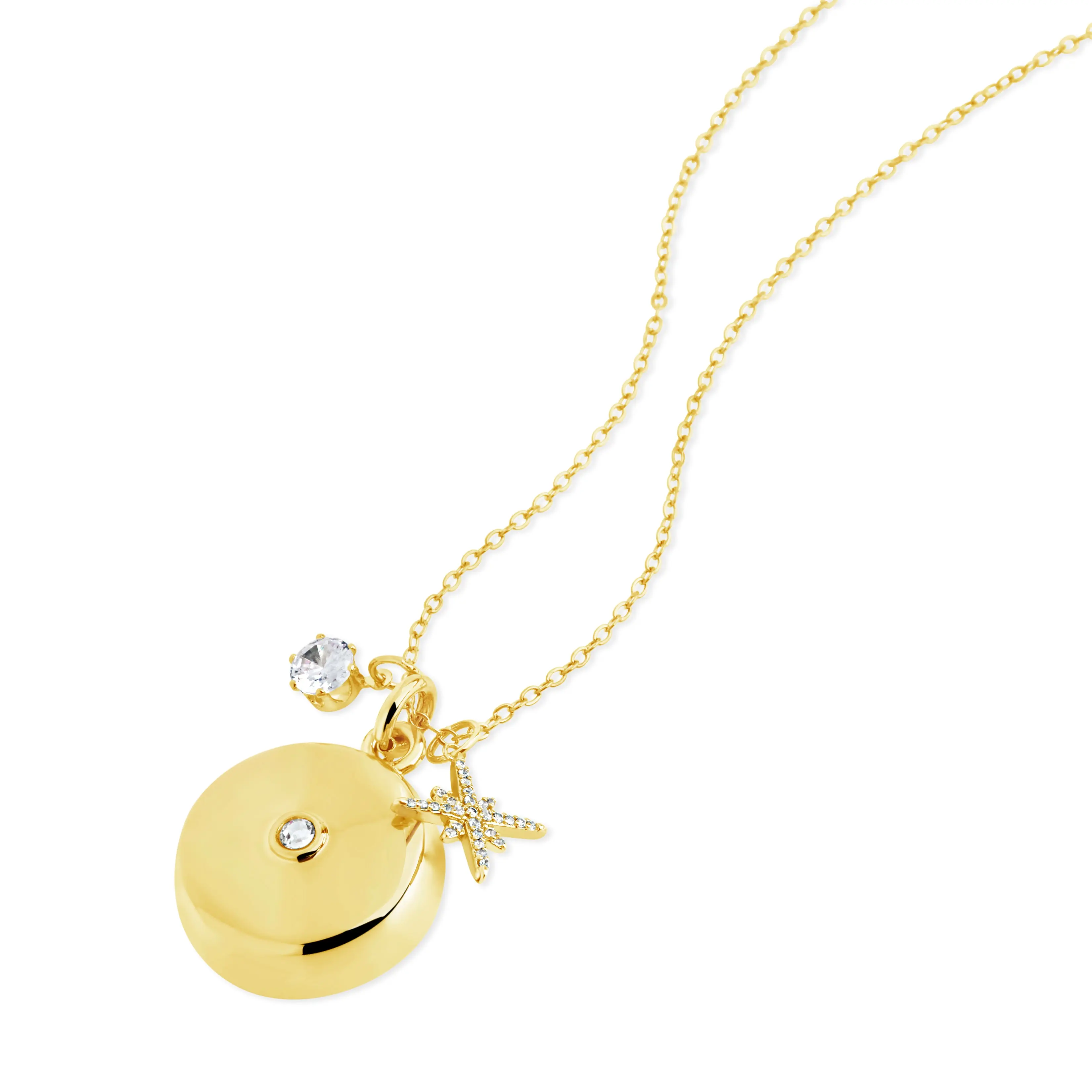 Safety Device - Star Burst Charm Necklace