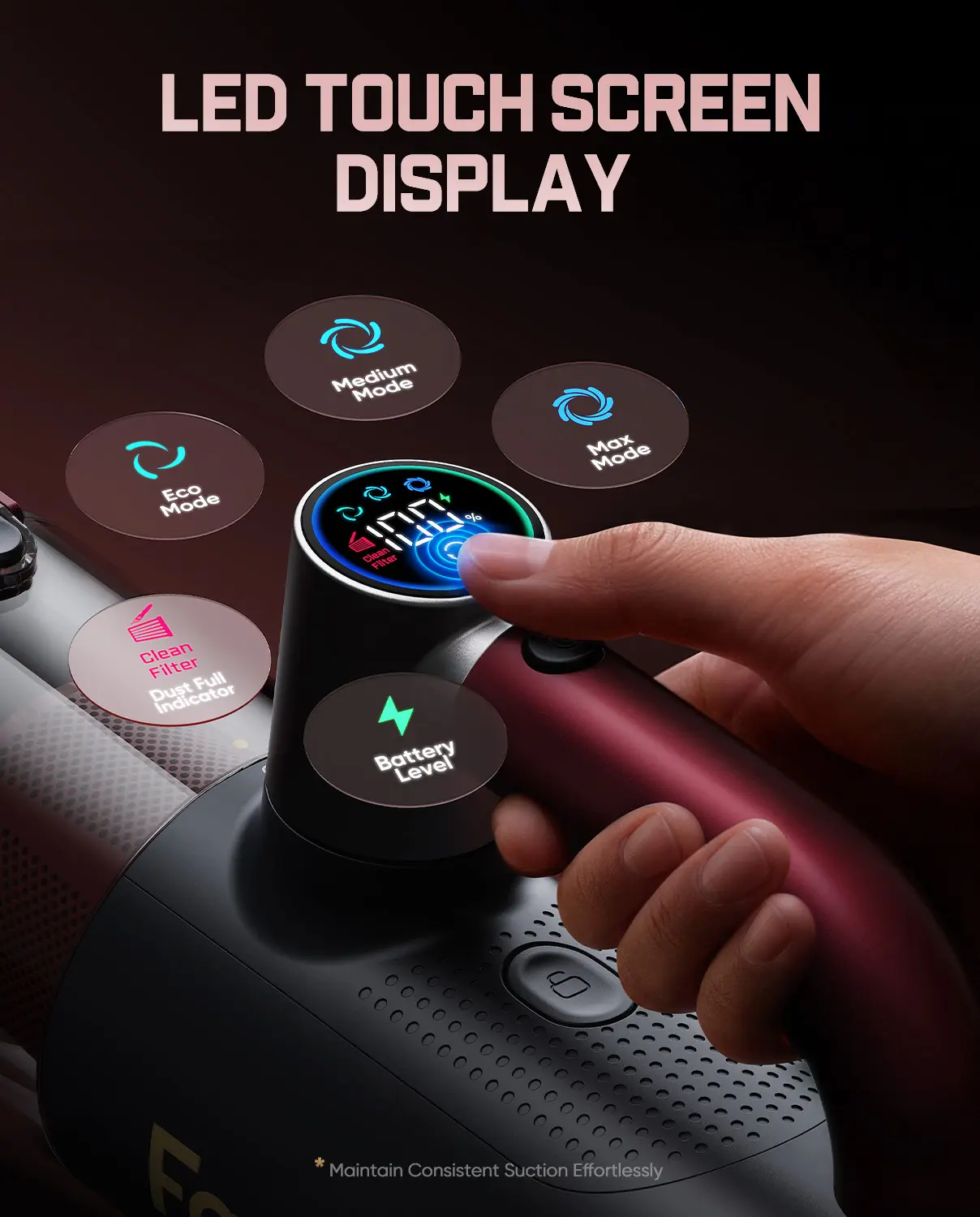 4-in-1 Cordless Handheld Vacuum – Powerful Brushless Motor, Rotating Handle & Multi-Surface Cleaning for Home & Car