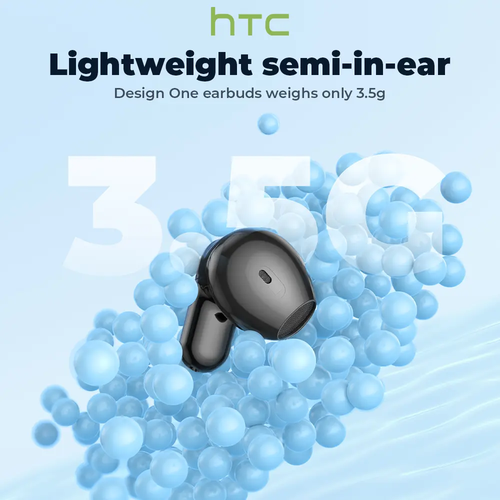 Bluetooth 6.0 Earphones LED Display High Fidelity Waterproof Wireless Earphones | Suitable for Office, Sports, Study and Audio Calls | Built-in Microphone | Earphones
