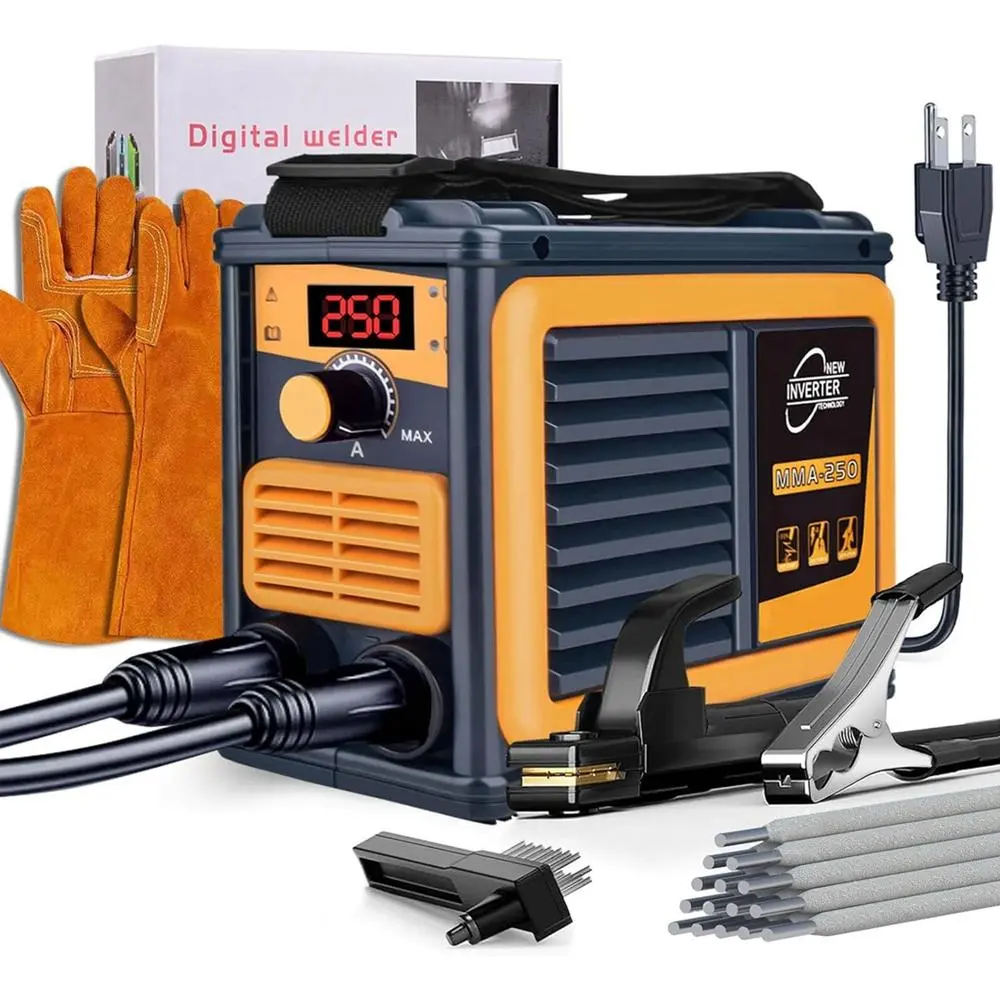 Inverter Stick Welding Machine, 110V Super Mini Portable Welder with 20PCS Rods, Hot Start, Arc Force & Anti-Stick, for 1/16"-1/8" Rods