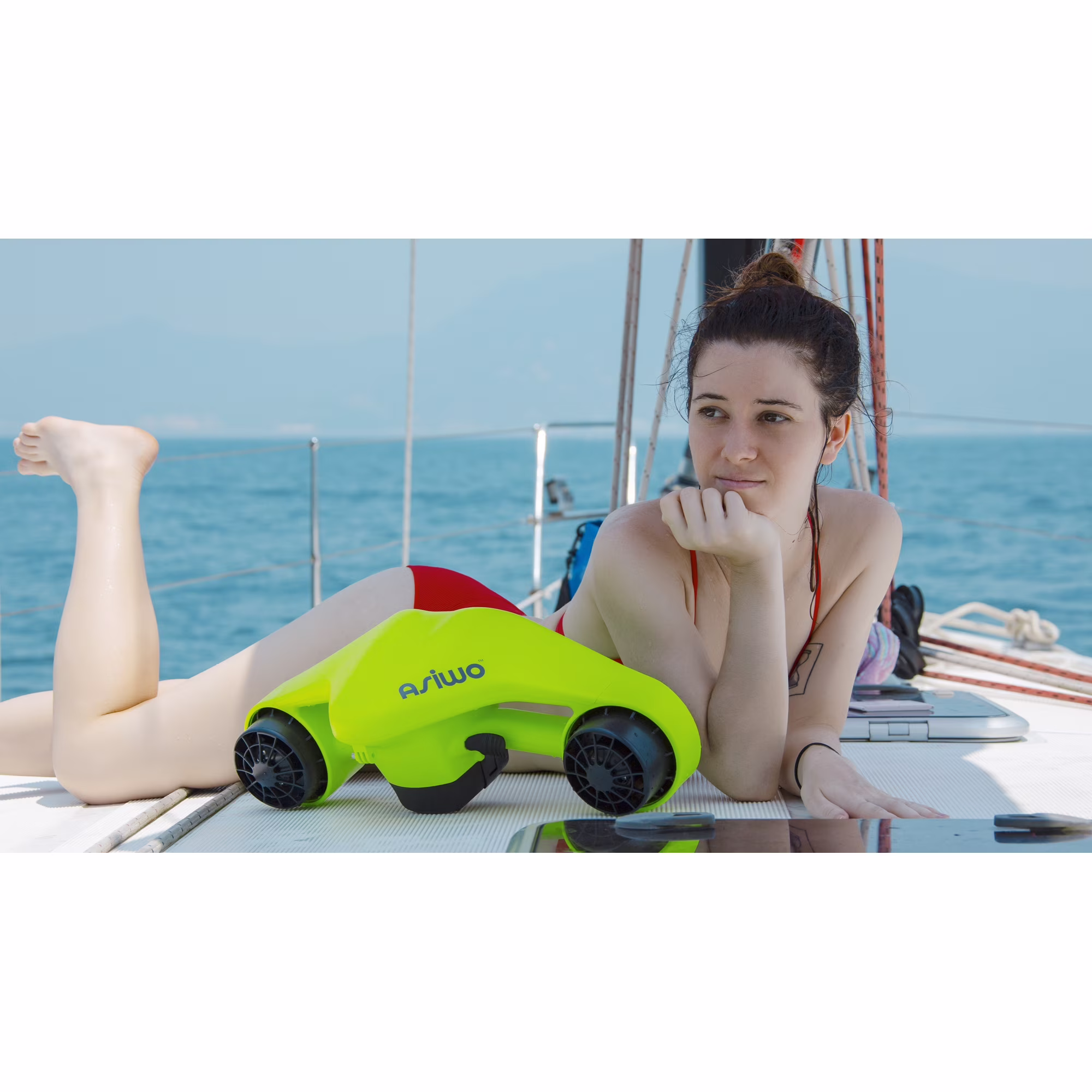 Underwater Scooter Dual Motor Sea Scooter OLED Display Waterproof for Diving Swimming Snorkeling Adventures