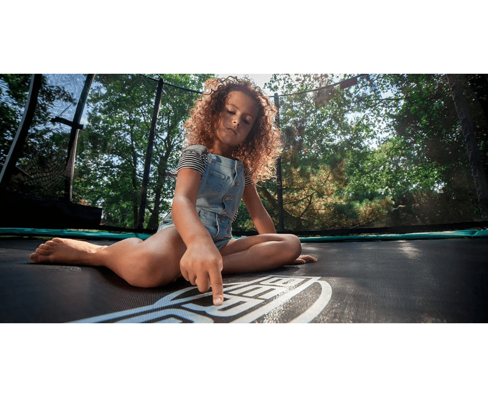 BERG Champion 14' Round Above Ground Trampoline + Safety Net Deluxe