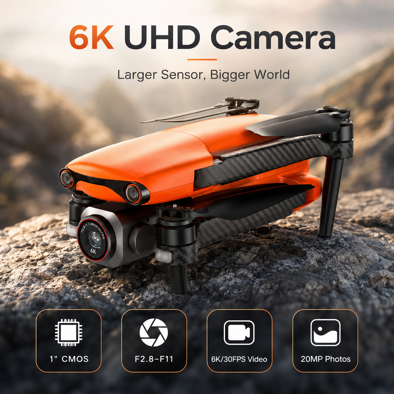 Last Day Sale 70% OFF 2026 New Professional Drone | 6K Camera | 5G | 3-Axis Gimbal | 360° Obstacle Avoidance Technology
