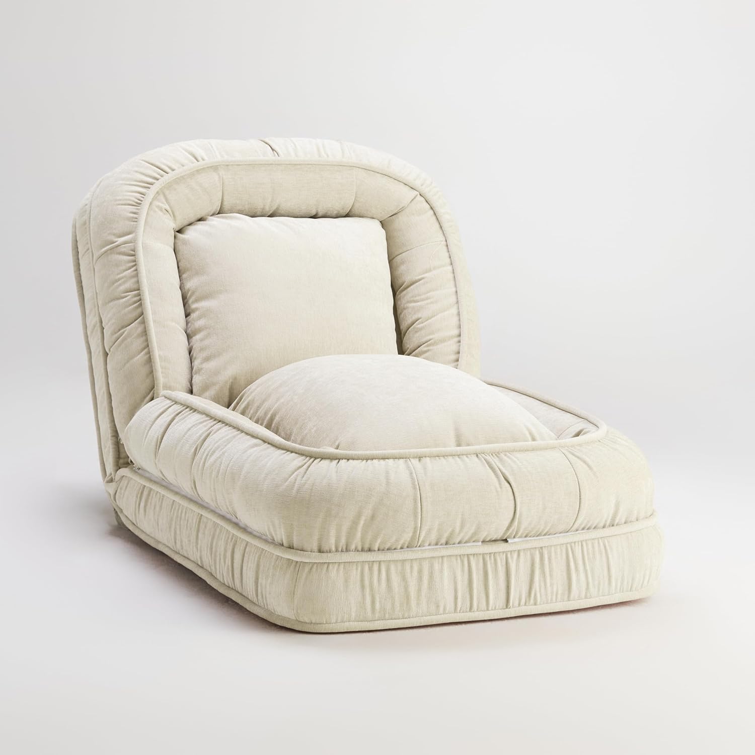 Summer Sale！Foldable Lazy Sofa Bed Floor Chair