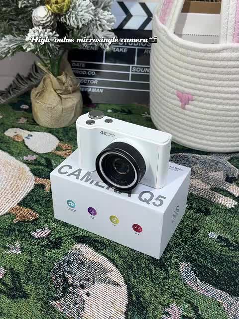 Digital Foldable Vlogging Camera, 32GB SD Card, Self Timer, Wrist Strap – Perfect Gift for Teens & Beginners