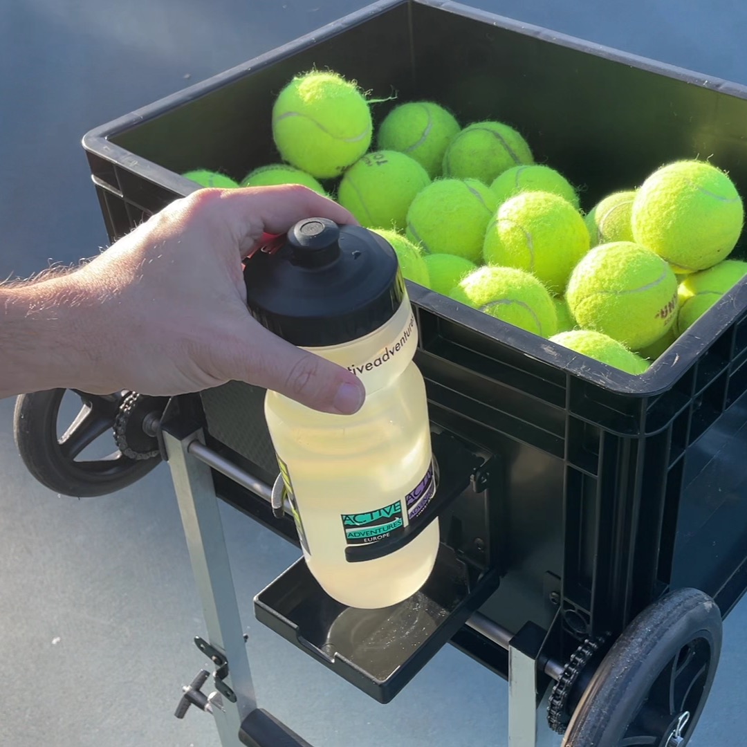 Extra Large Tennis Ball Hopper, Holds 200 Balls, Foldable Tennis Ball Basket with Wheels & Removable Bag, Lightweight Pickleball Caddy Cart for Baseball/Softball