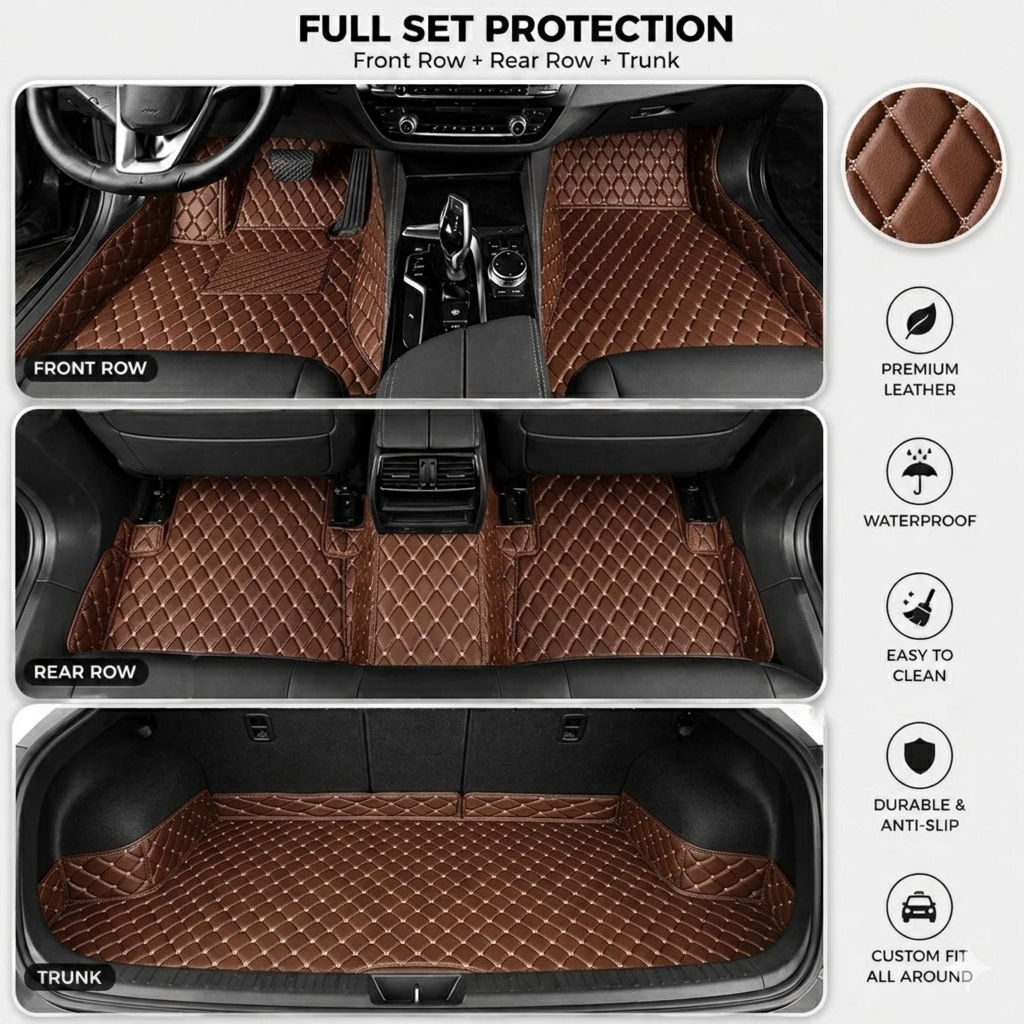 Heavy Duty Universal Fit Car Mats, SUVs, and Trucks
