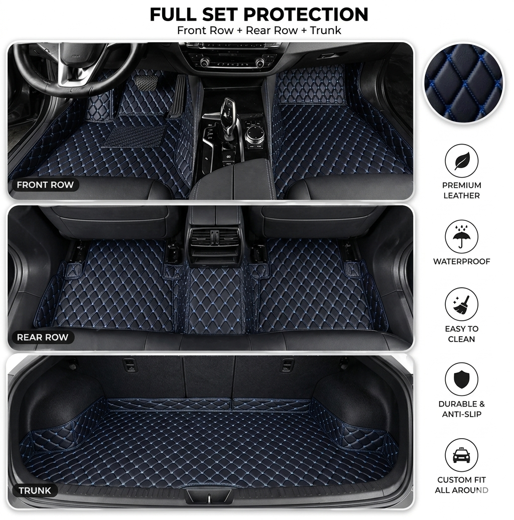 Heavy Duty Universal Fit Car Mats, SUVs, and Trucks