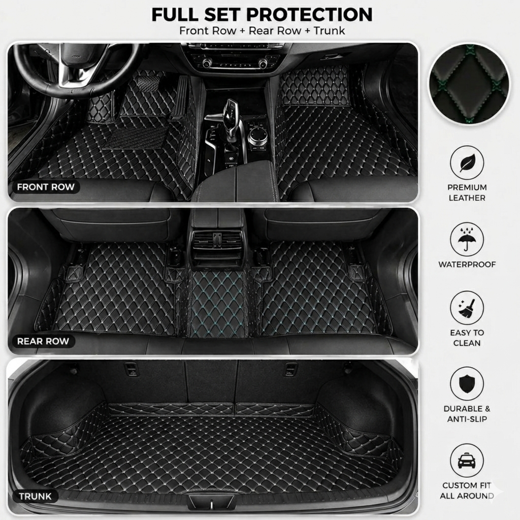 Heavy Duty Universal Fit Car Mats, SUVs, and Trucks
