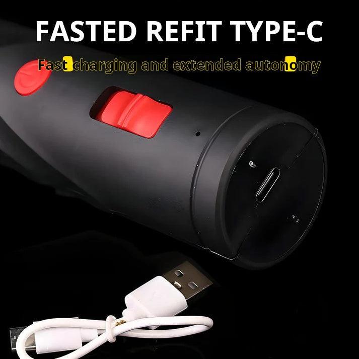 3.6V Mini Cordless Electric Screwdriver Rechargeable with LED Light and Magnetic Bits for Home DIY and Repairs Tools