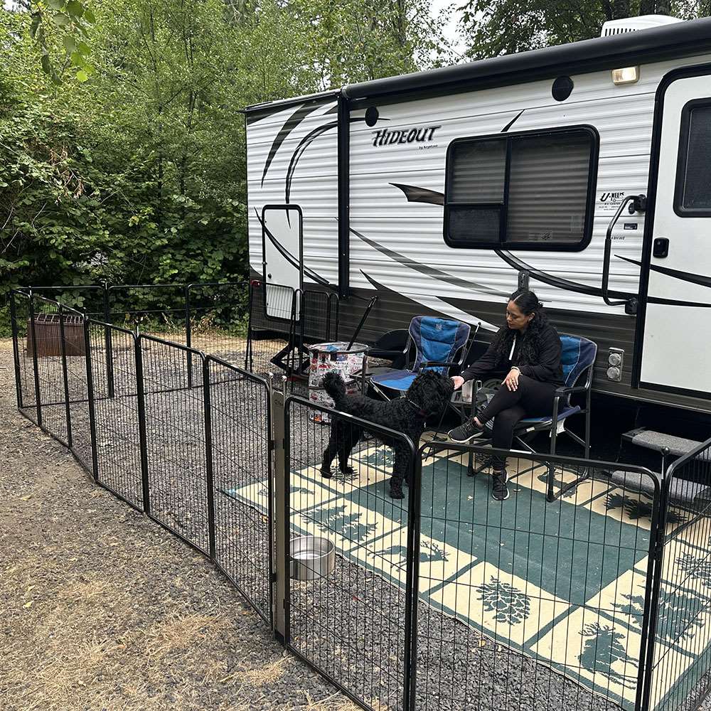 Dog Playpen – Quick Setup for RV Camping