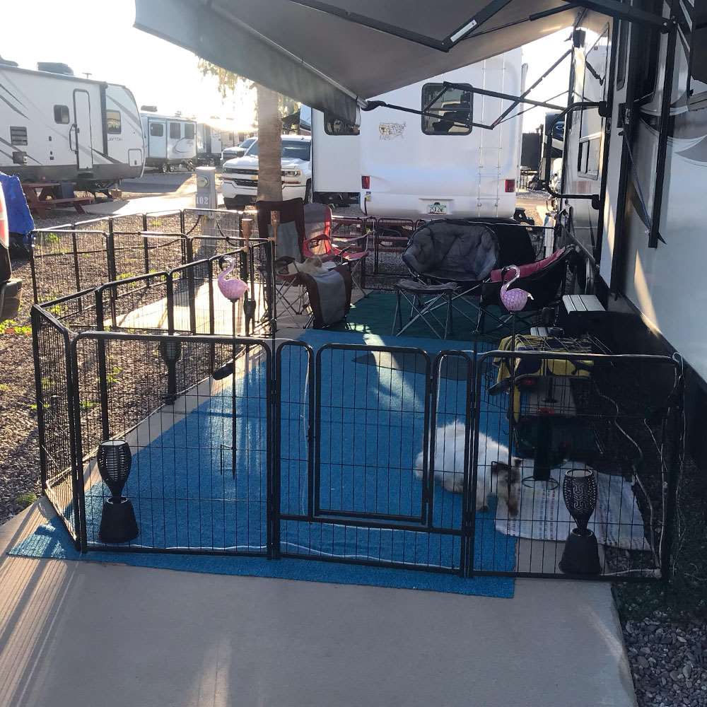 Dog Playpen – Quick Setup for RV Camping
