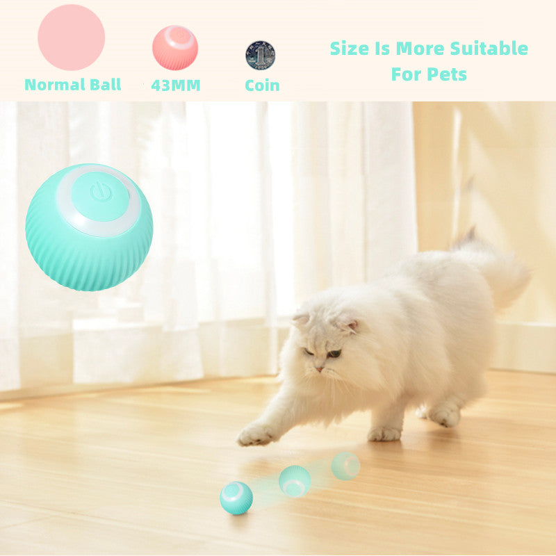 Smart Gravity Auto-Rolling Cat Toy