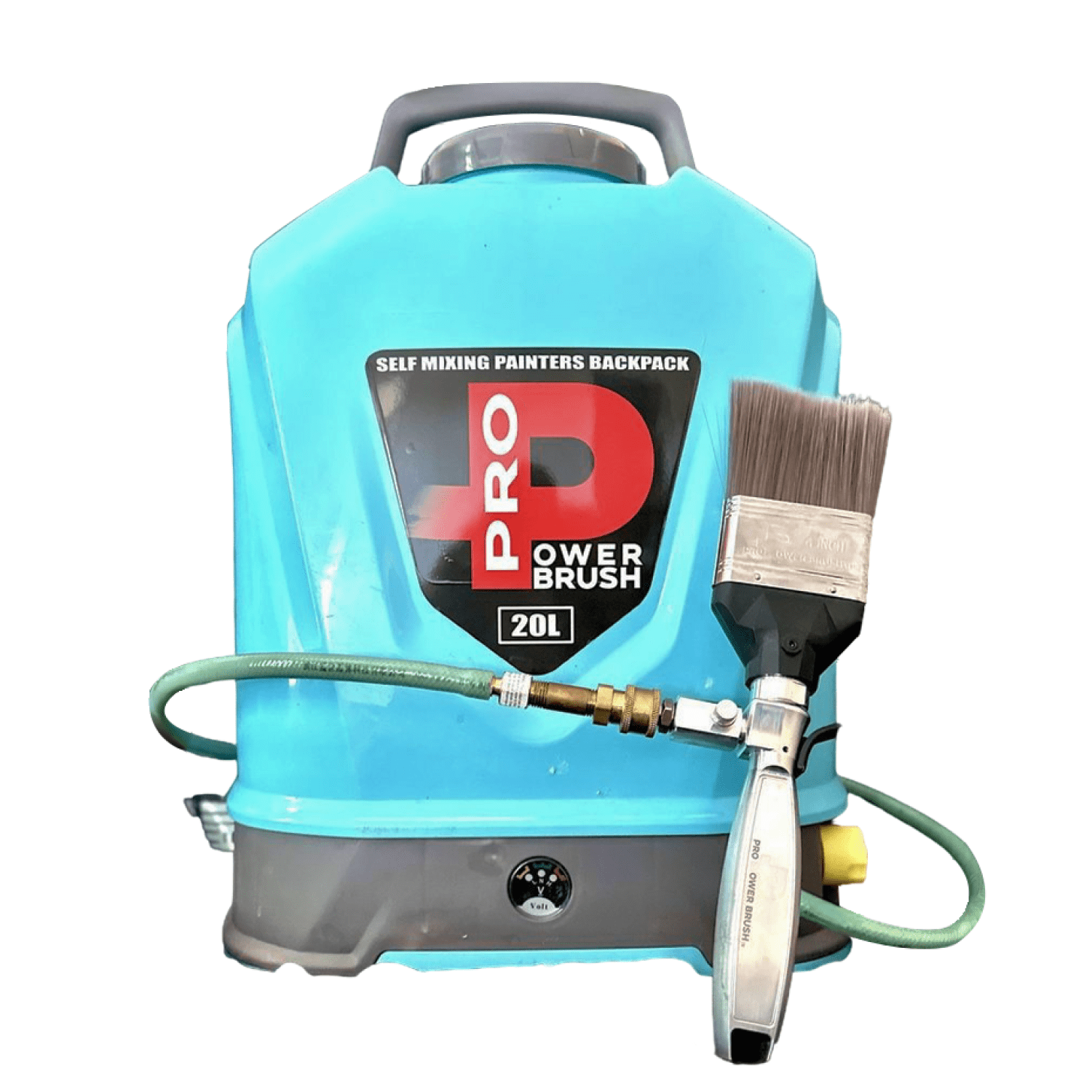 Pro PowerBrush Painters Backpack 20 Liter Electric Paint Machine with Power Brush Handle 7-45 Psi