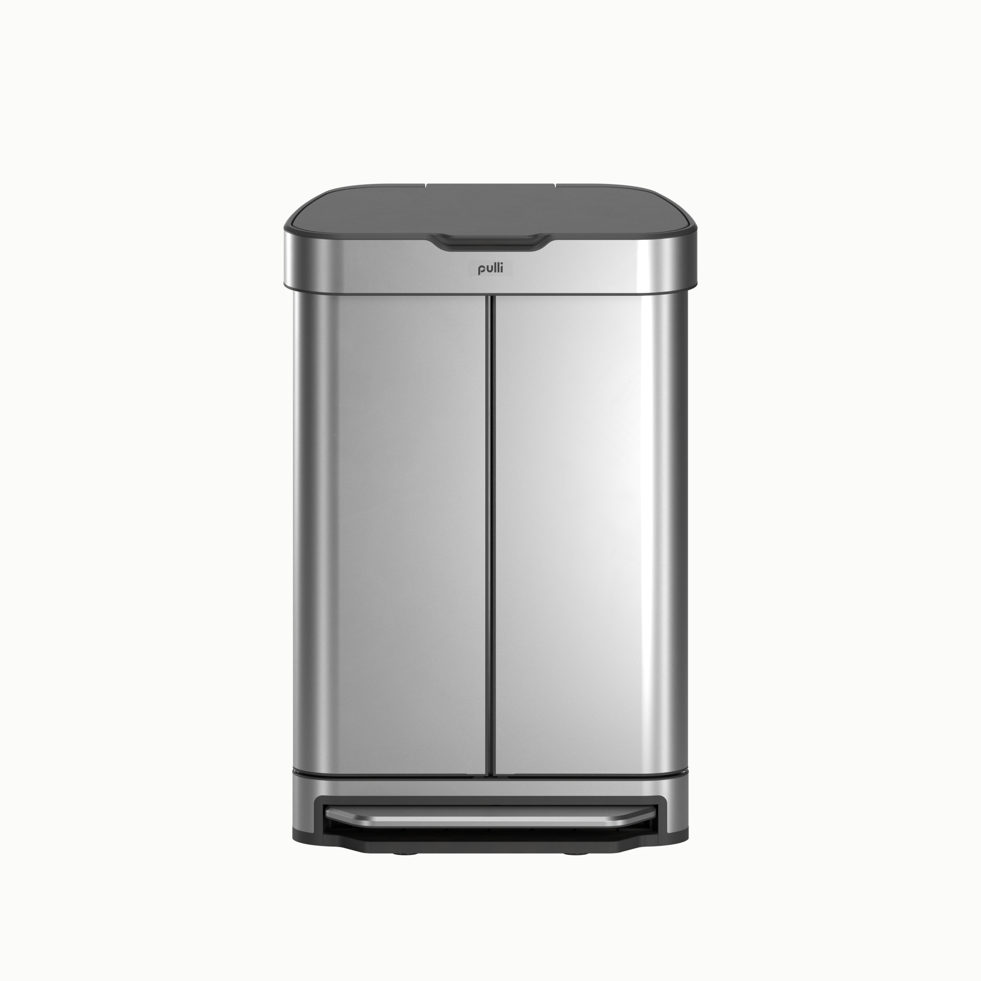 Front-loading trash can
