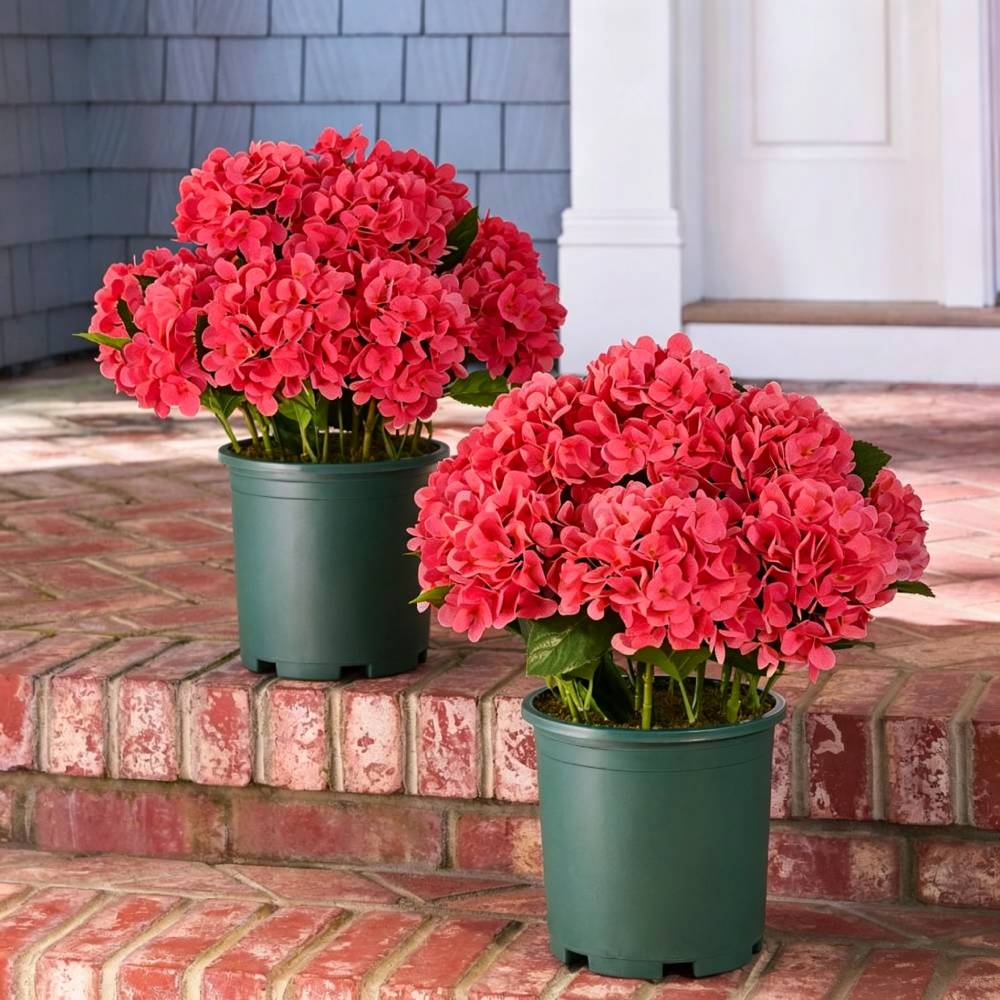 💥Last Day 70% OFF💐Artificial Outdoor Hydrangea Flowers - UV resistant, Waterproof, Windproof