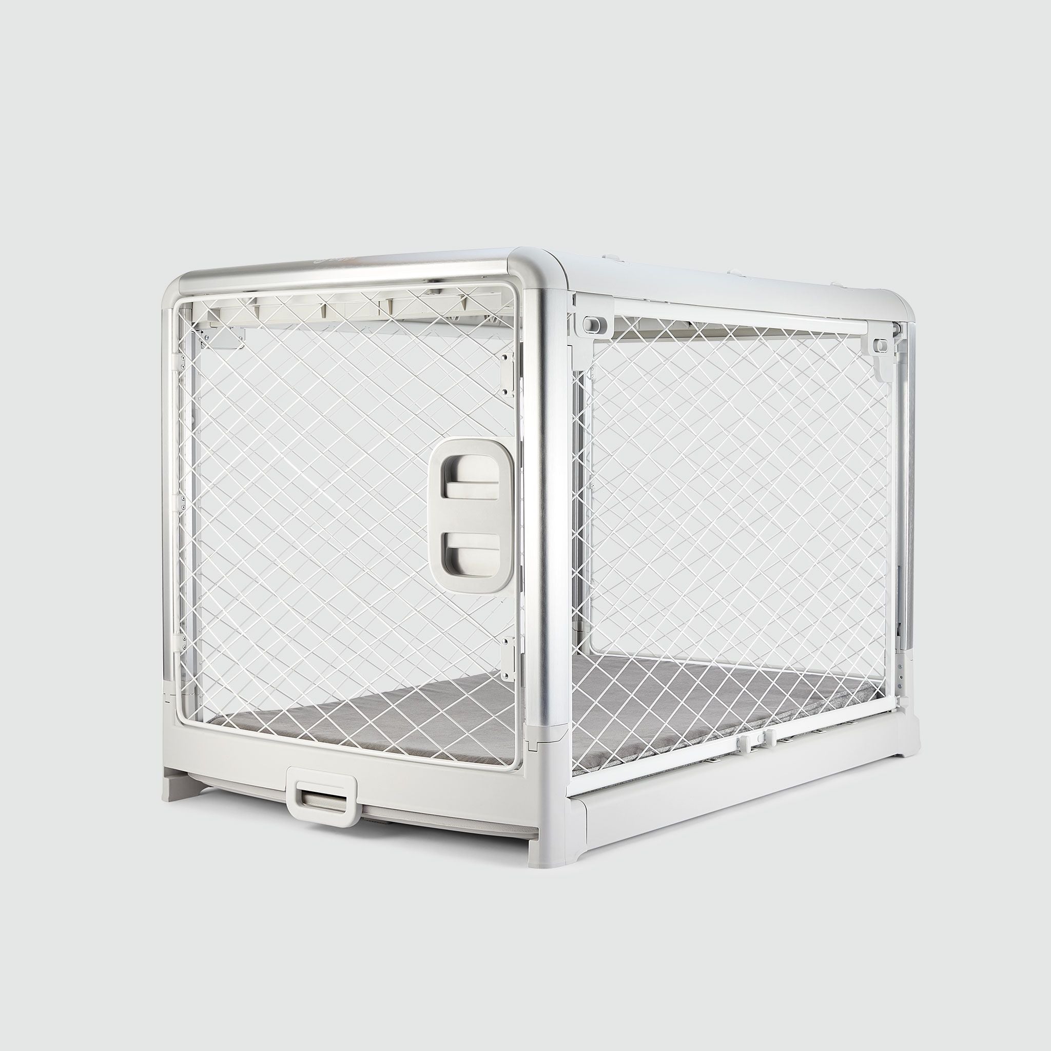 Collapsible Dog Crate with Wheels - Premium Portable Dog Crate - Safe, Stylish, and Convenient Indoor Kennel