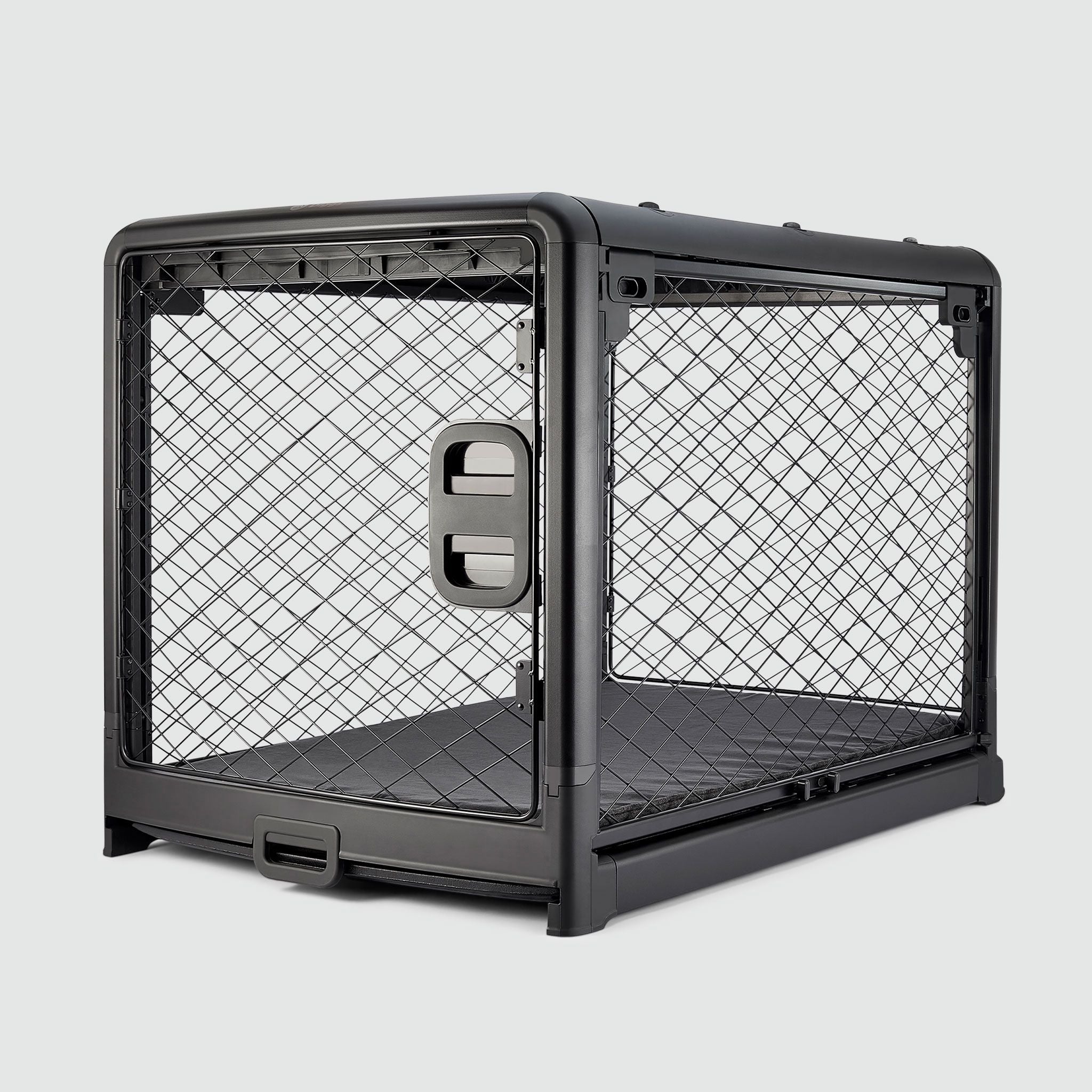 Collapsible Dog Crate with Wheels - Premium Portable Dog Crate - Safe, Stylish, and Convenient Indoor Kennel